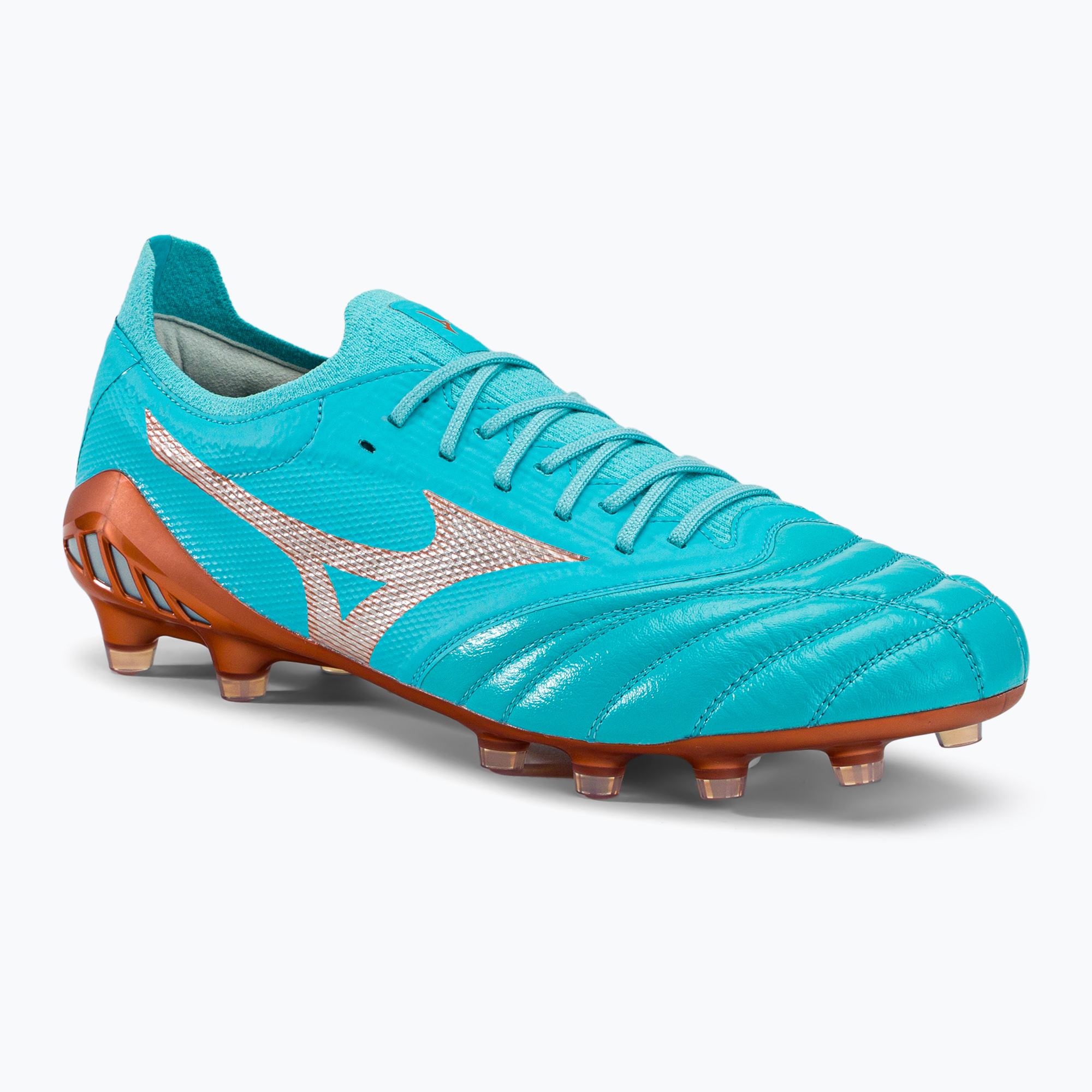 Buty piłkarskie Mizuno Morelia Neo III Beta Elite niebieskie P1GA239125 | WYSYŁKA W 24H | 30 DNI NA ZWROT