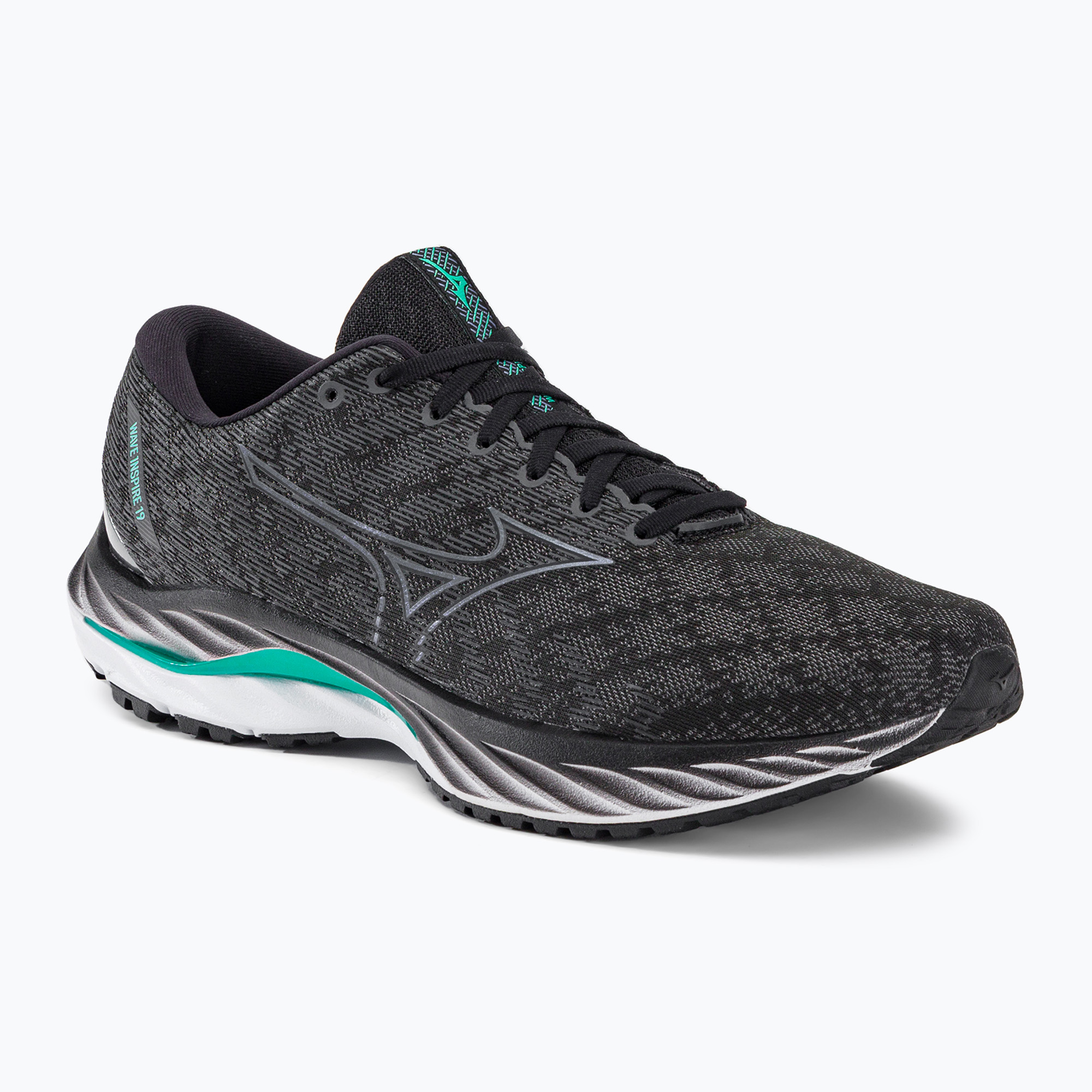 Buty do biegania męskie Mizuno Wave Inspire 19 czarne J1GC234402 | WYSYŁKA W 24H | 30 DNI NA ZWROT