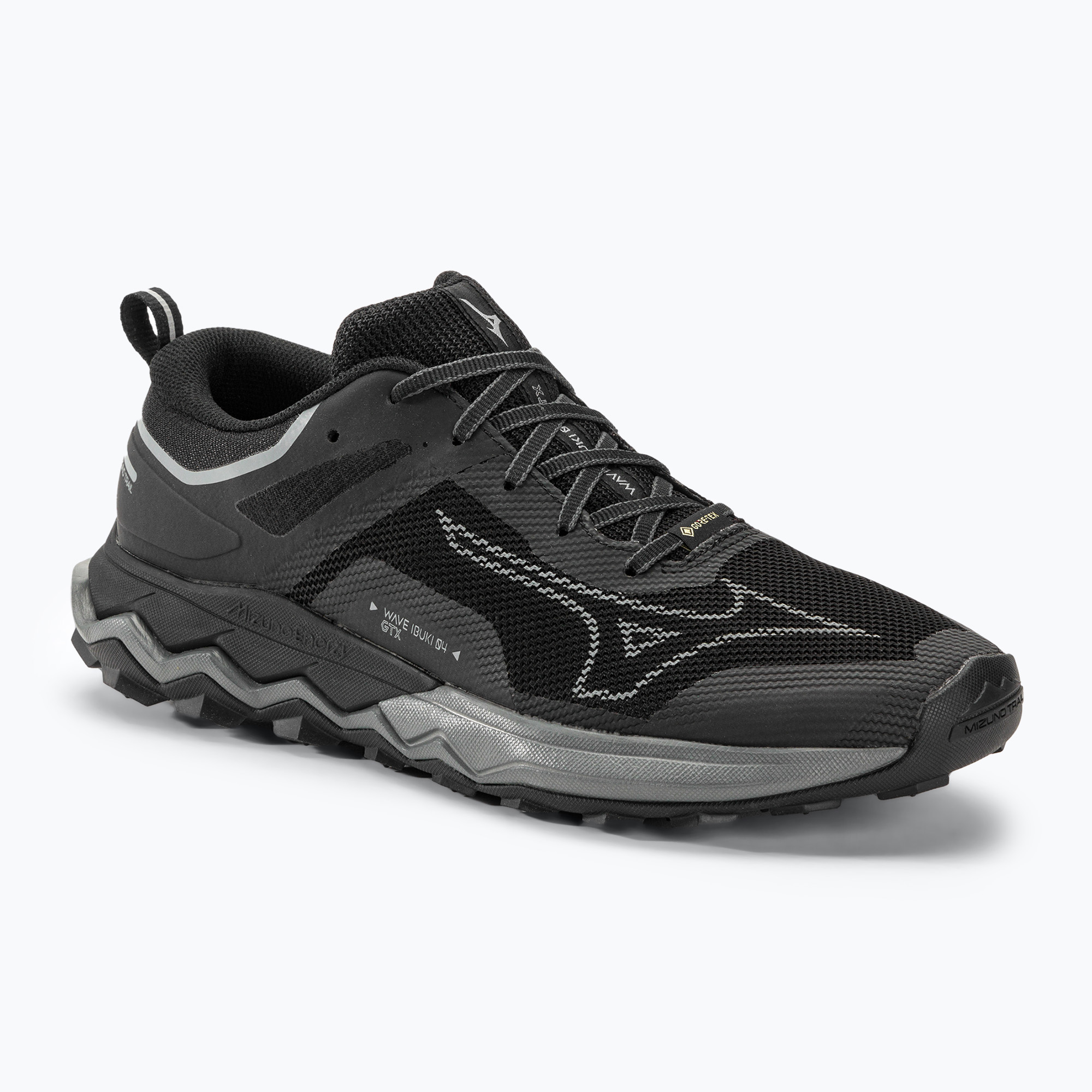 Buty do biegania męskie Mizuno Wave Ibuki 4 GTX black/metalic gray/dark shadow | WYSYŁKA W 24H | 30 DNI NA ZWROT