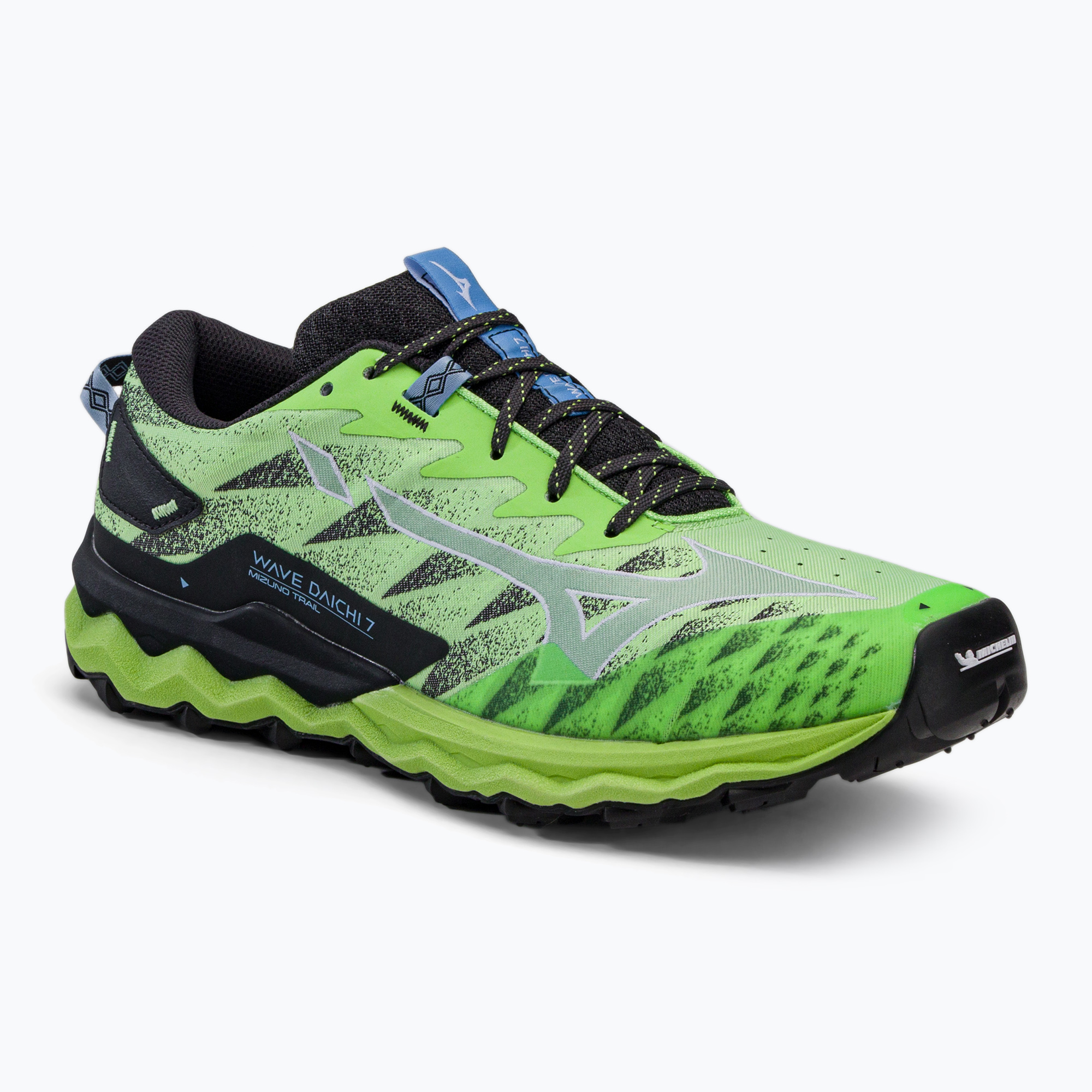Buty do biegania męskie Mizuno Wave Daichi 7 zielone J1GJ227102 | WYSYŁKA W 24H | 30 DNI NA ZWROT