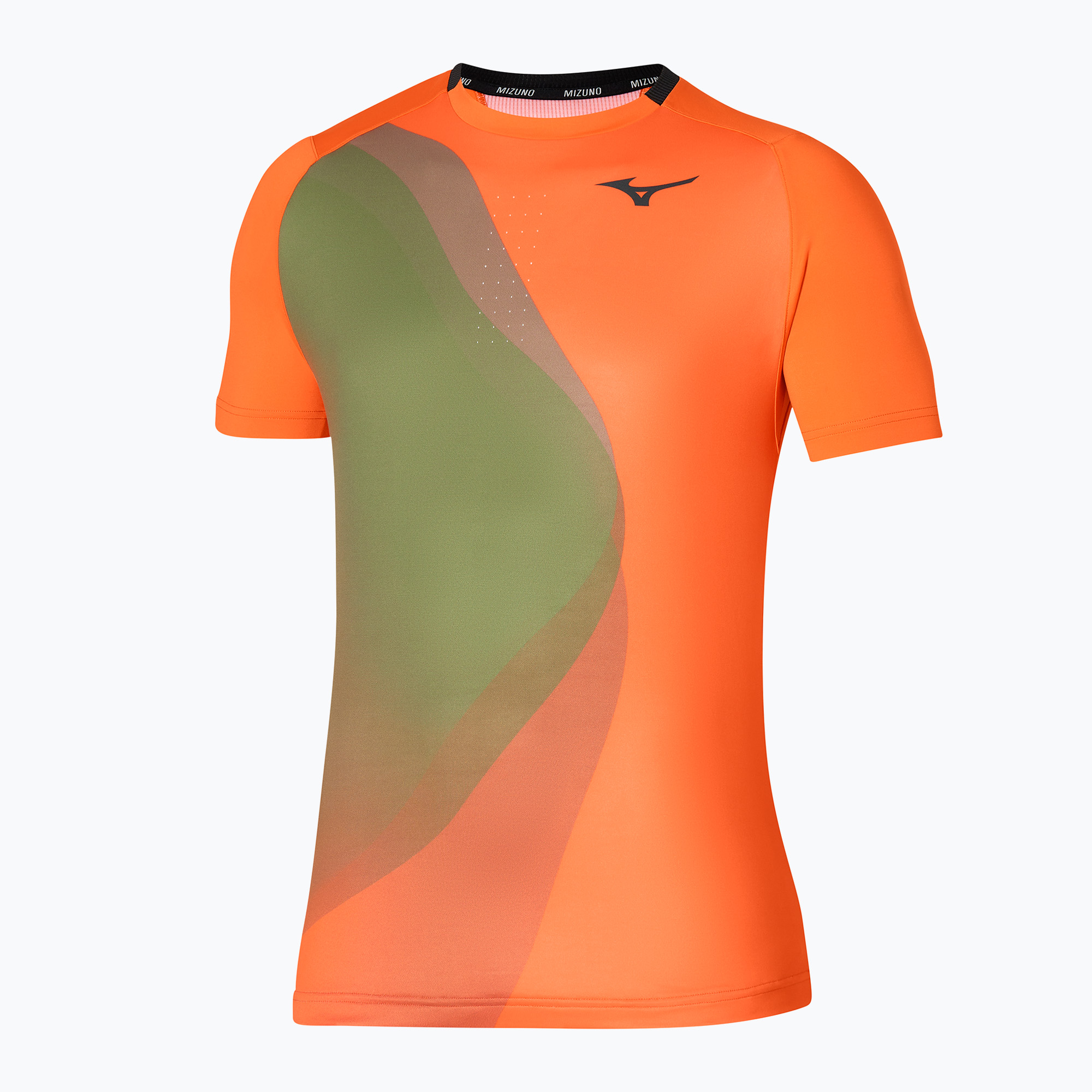 Koszulka tenisowa męska Mizuno Release Shadow Tee vibrant orange | WYSYŁKA W 24H | 30 DNI NA ZWROT