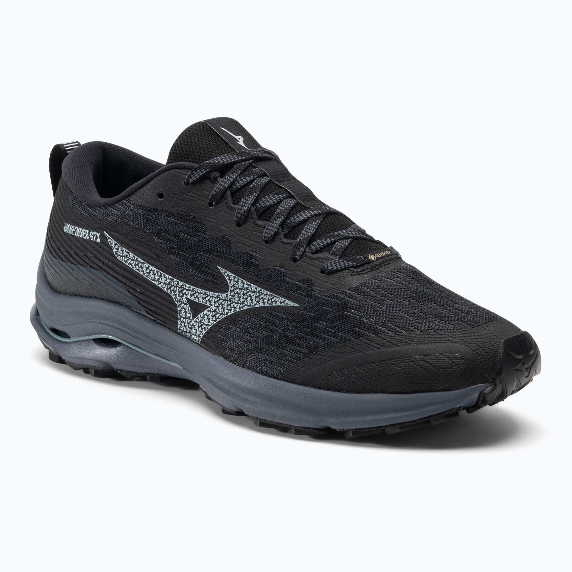 Buty do biegania męskie Mizuno Wave Rider GTX black/omre blue/glacial ridge | WYSYŁKA W 24H | 30 DNI NA ZWROT