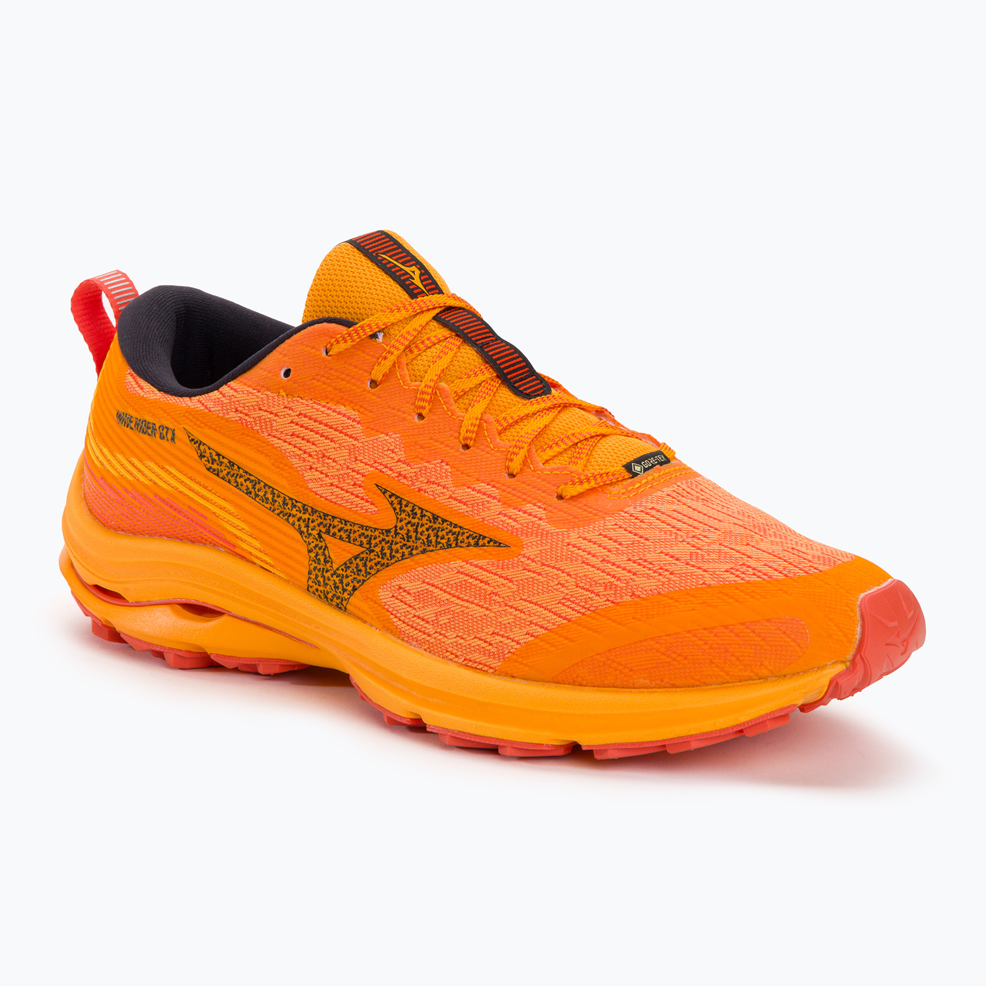 Buty do biegania męskie Mizuno Wave Rider GTX zinnia/tigerlily/black | WYSYŁKA W 24H | 30 DNI NA ZWROT