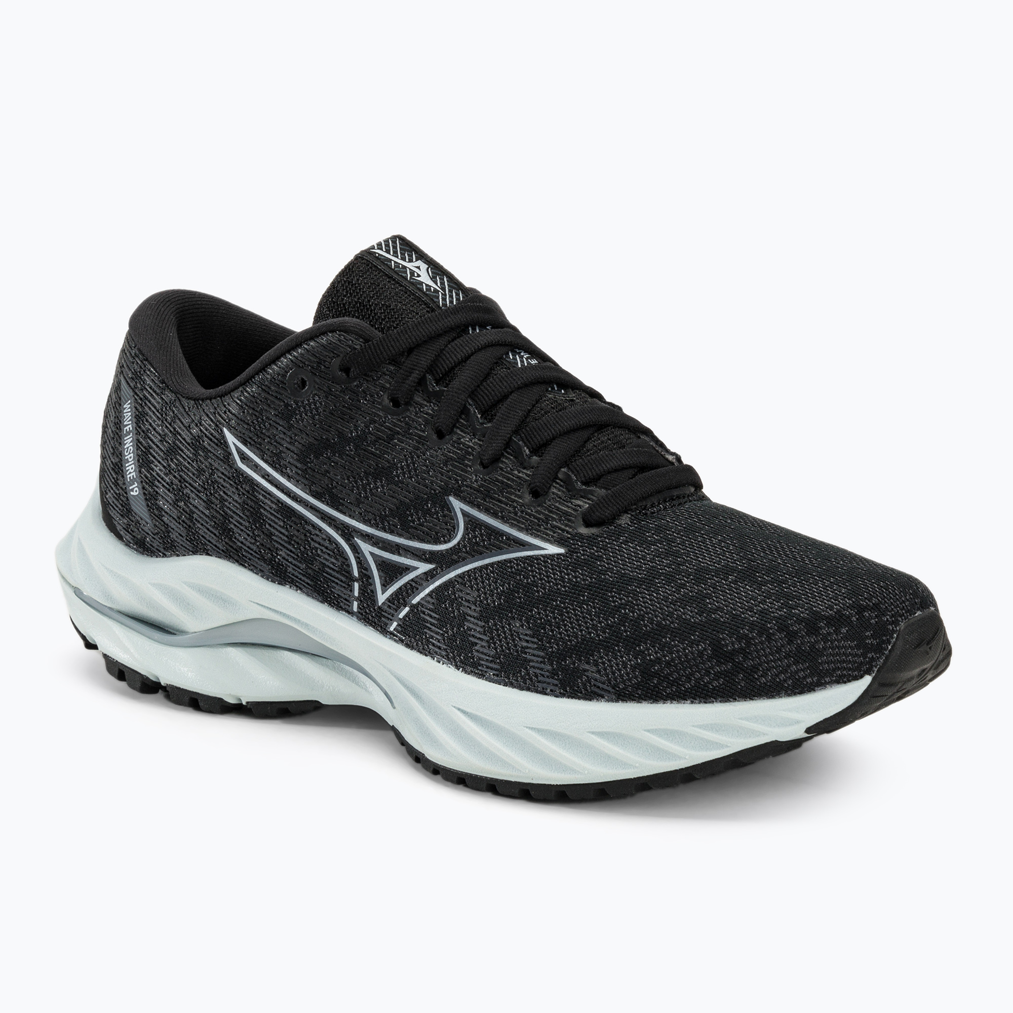 Buty do biegania damskie Mizuno Wave Inspire 19 black/ silverstar/ screst | WYSYŁKA W 24H | 30 DNI NA ZWROT