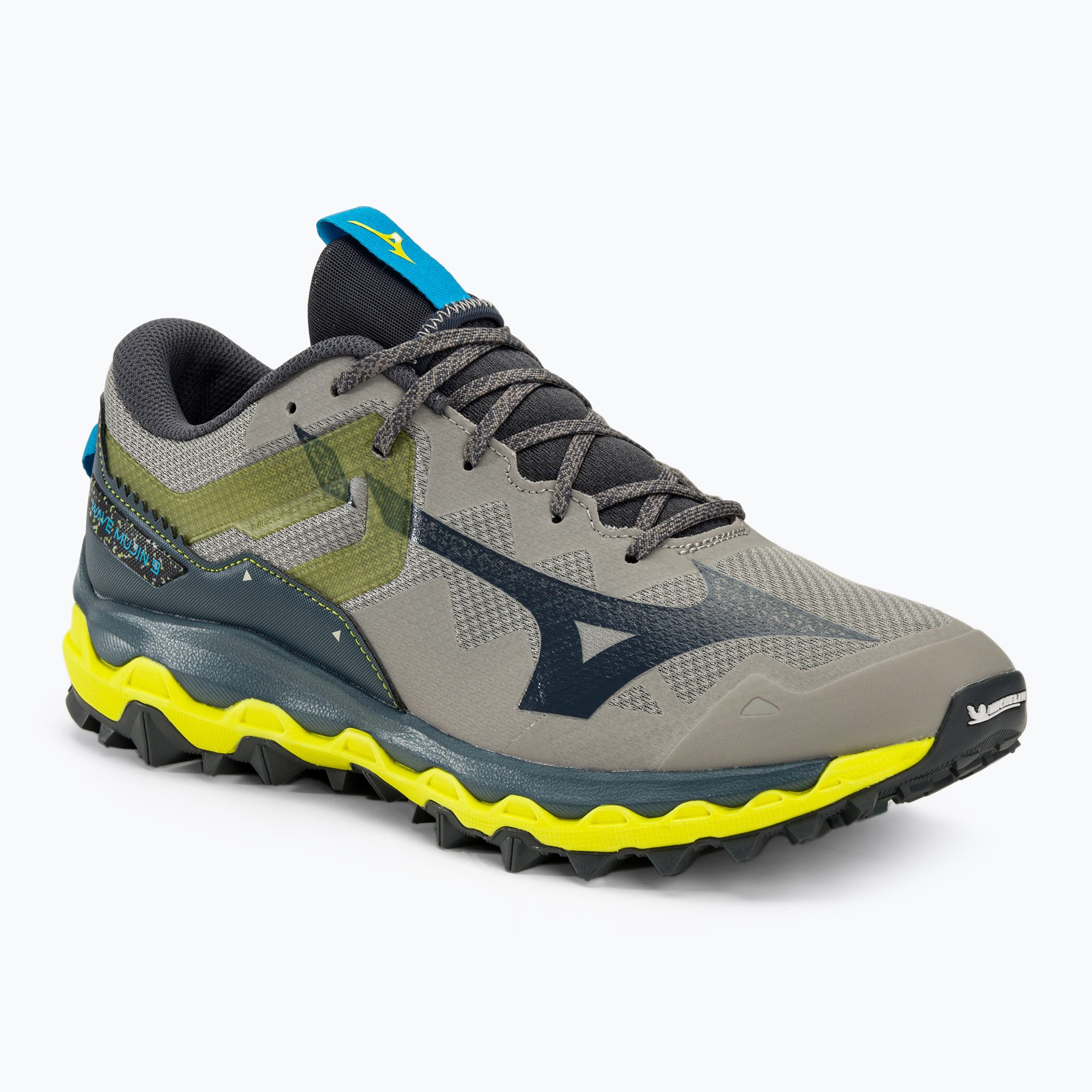 Buty do biegania męskie Mizuno Wave Mujin 9 ggray/oblue/bolt2(neon) | WYSYŁKA W 24H | 30 DNI NA ZWROT