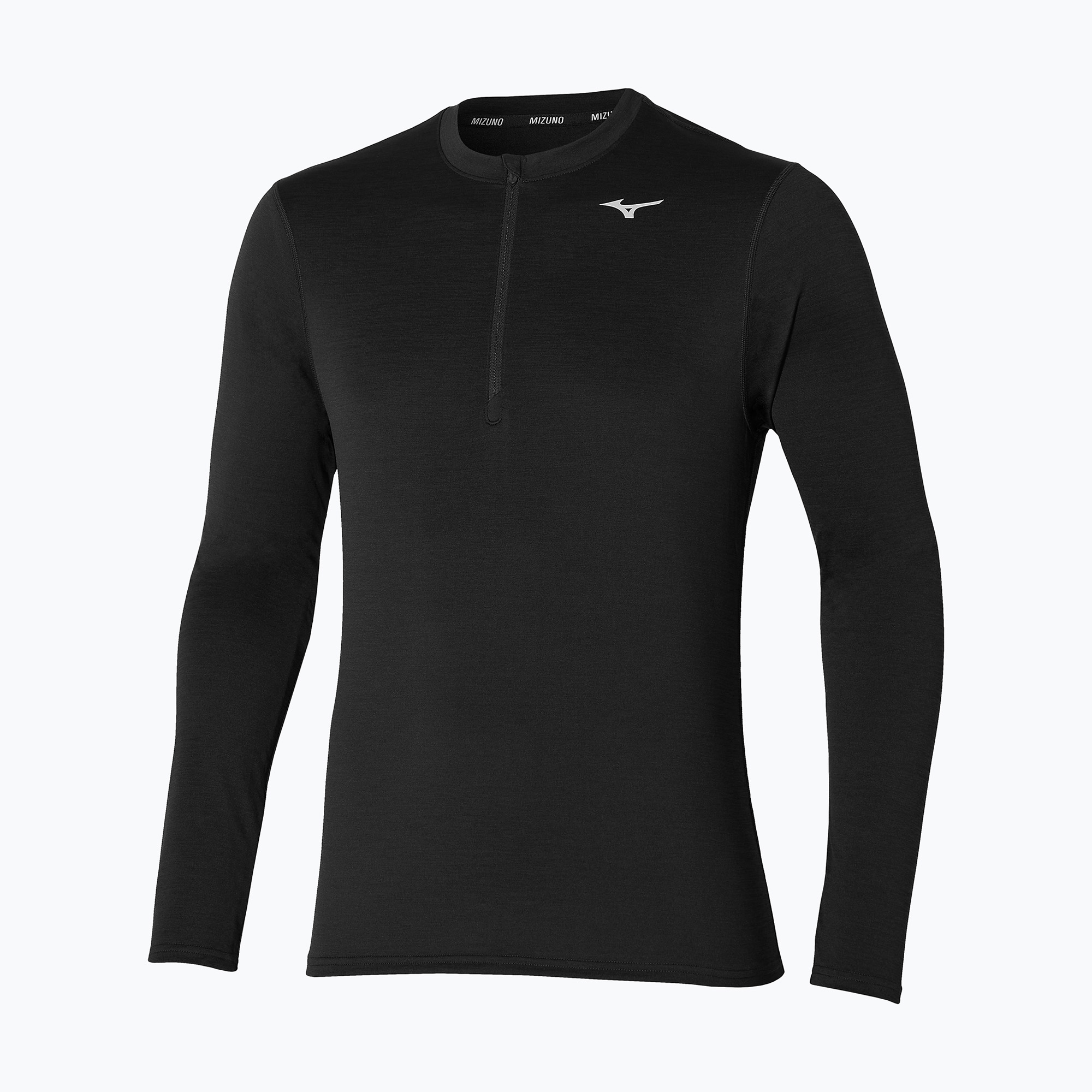 Longsleeve do biegania męski Mizuno Impulse Core Half Zip black | WYSYŁKA W 24H | 30 DNI NA ZWROT