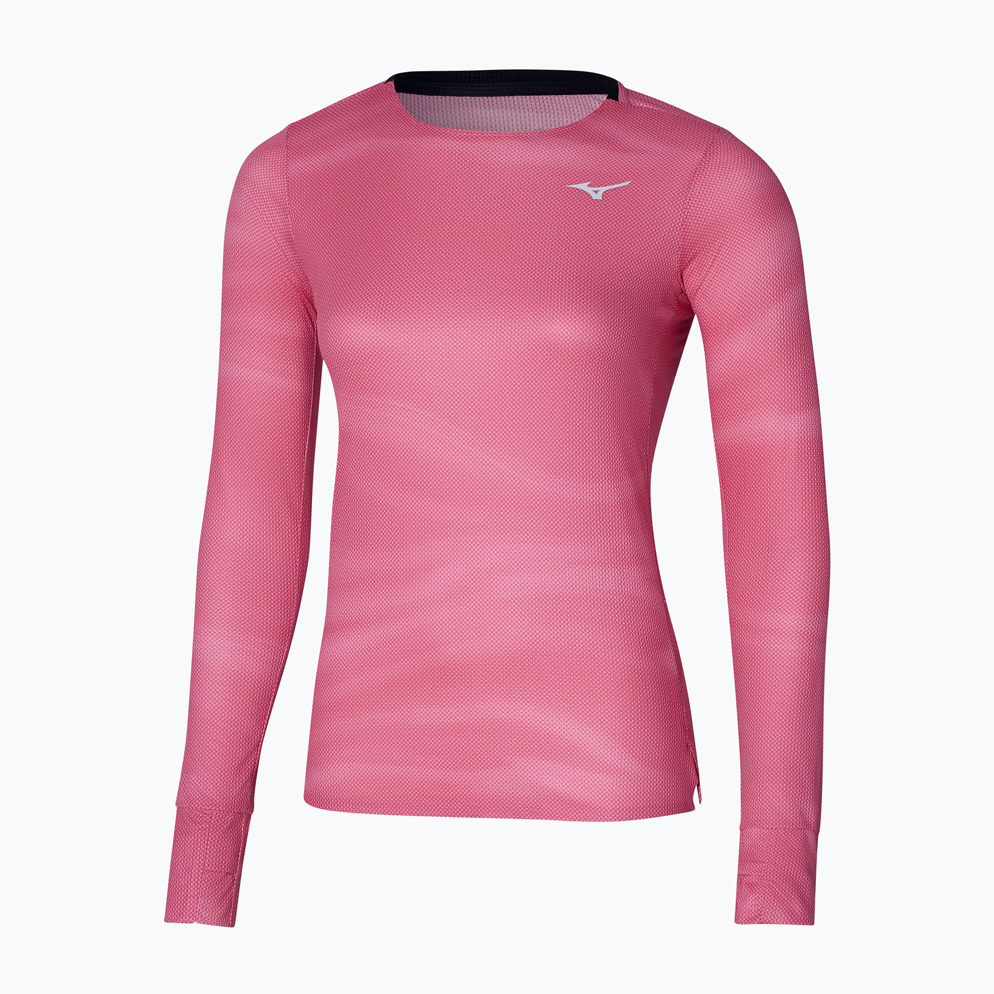 Longsleeve do biegania damski Mizuno Premium Aero Tee sangria sunset | WYSYŁKA W 24H | 30 DNI NA ZWROT