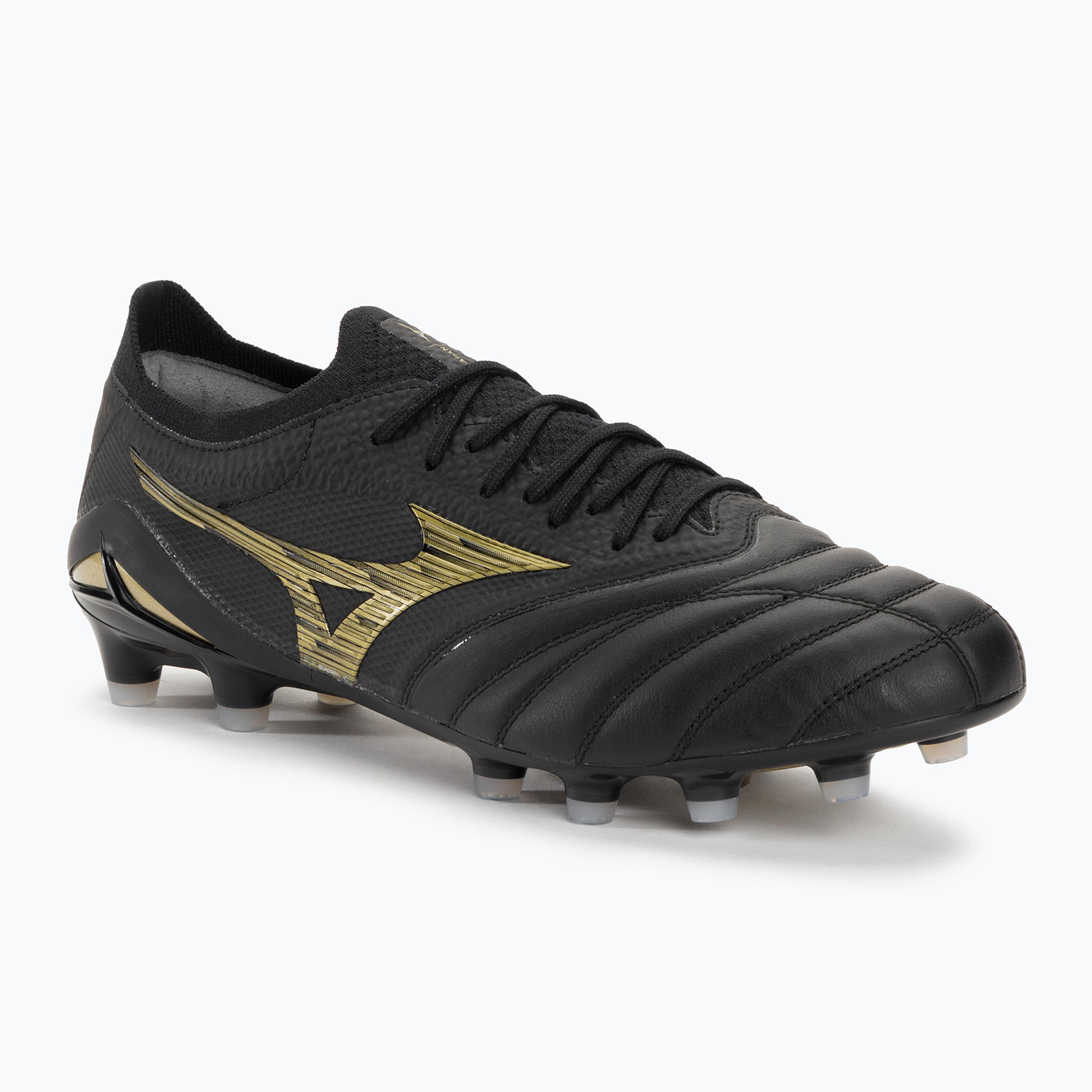 Buty piłkarskie Mizuno Morelia Neo IV Beta JP MD black/gold/black | WYSYŁKA W 24H | 30 DNI NA ZWROT