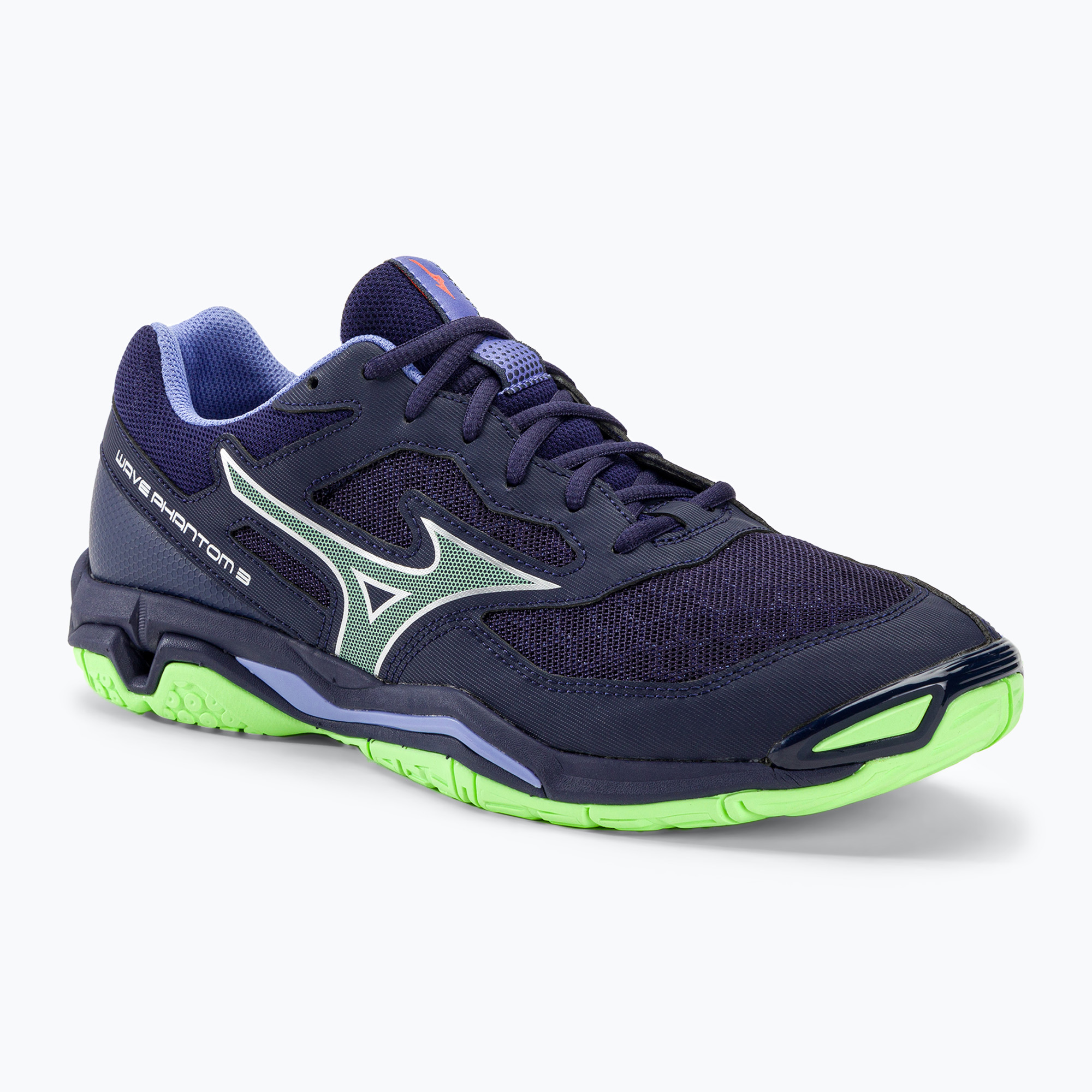 Buty do piłki ręcznej Mizuno Wave Phantom 3 evening blue/tech green/lolite | WYSYŁKA W 24H | 30 DNI NA ZWROT