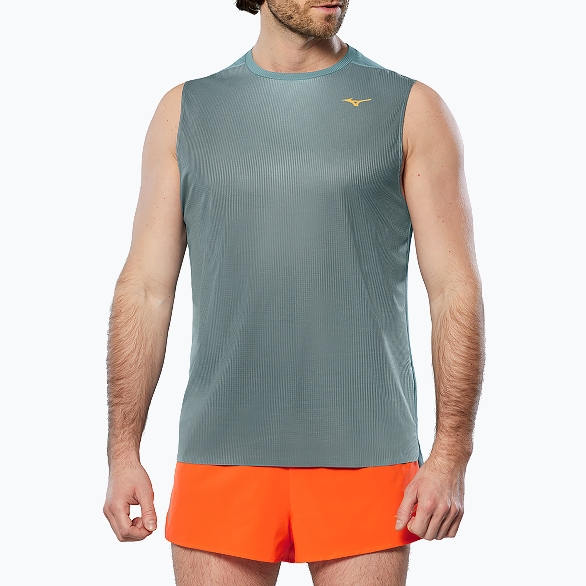 Tank top do biegania męski Mizuno Aero Tank lead | WYSYŁKA W 24H | 30 DNI NA ZWROT