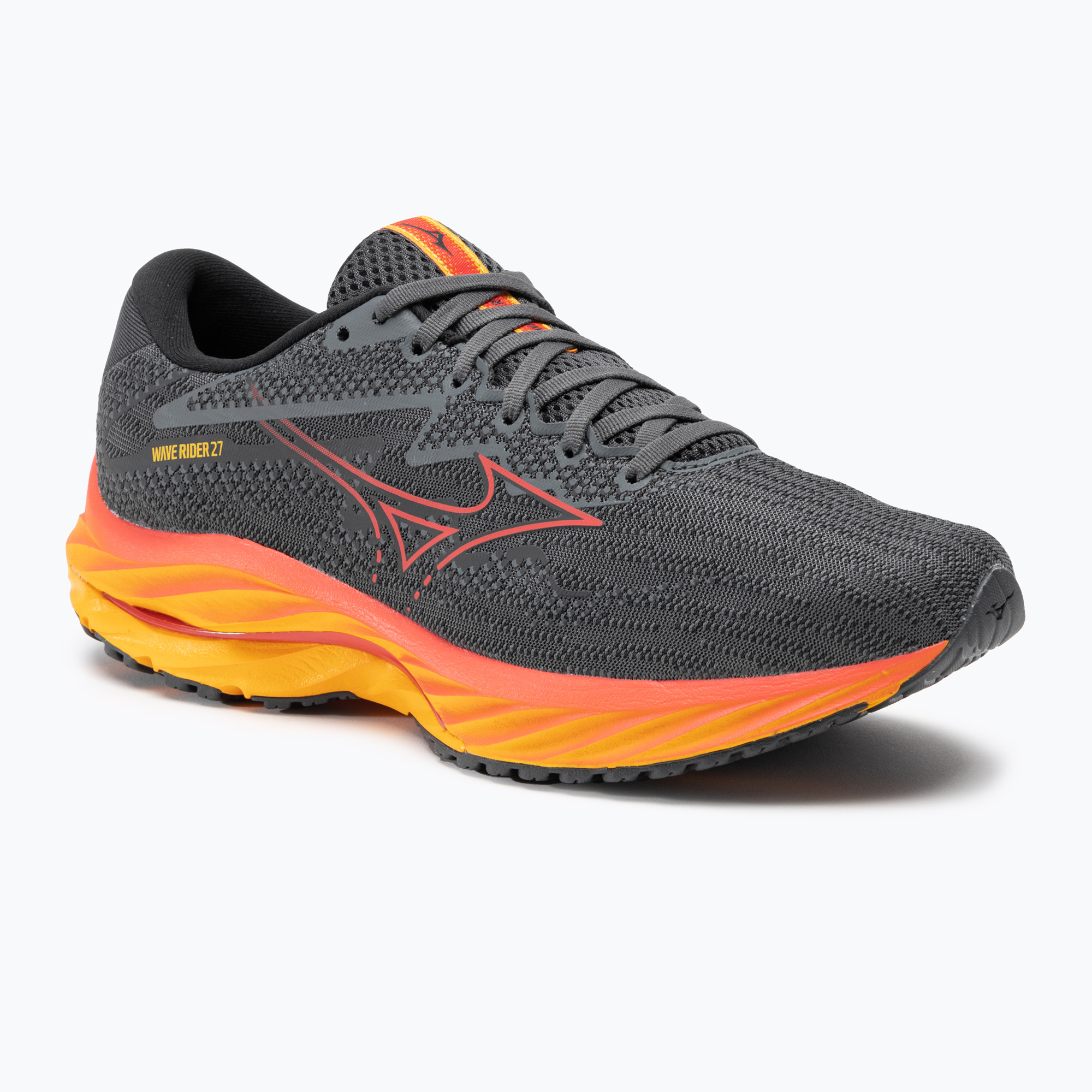 Buty do biegania męskie Mizuno Wave Rider 27 turbulence/ cayenne/citrus | WYSYŁKA W 24H | 30 DNI NA ZWROT