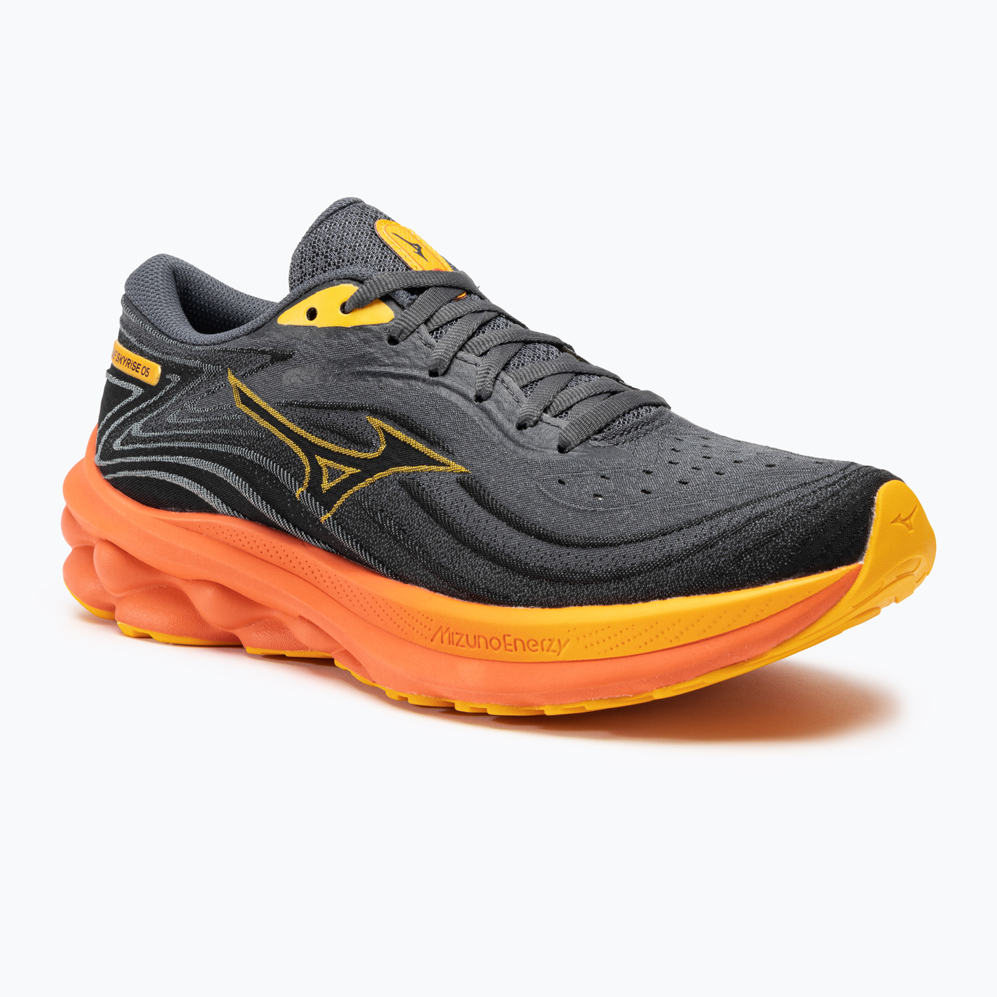 Buty do biegania męskie Mizuno Wave Skyrise 5 turbolence/ citrus/nasturtium | WYSYŁKA W 24H | 30 DNI NA ZWROT