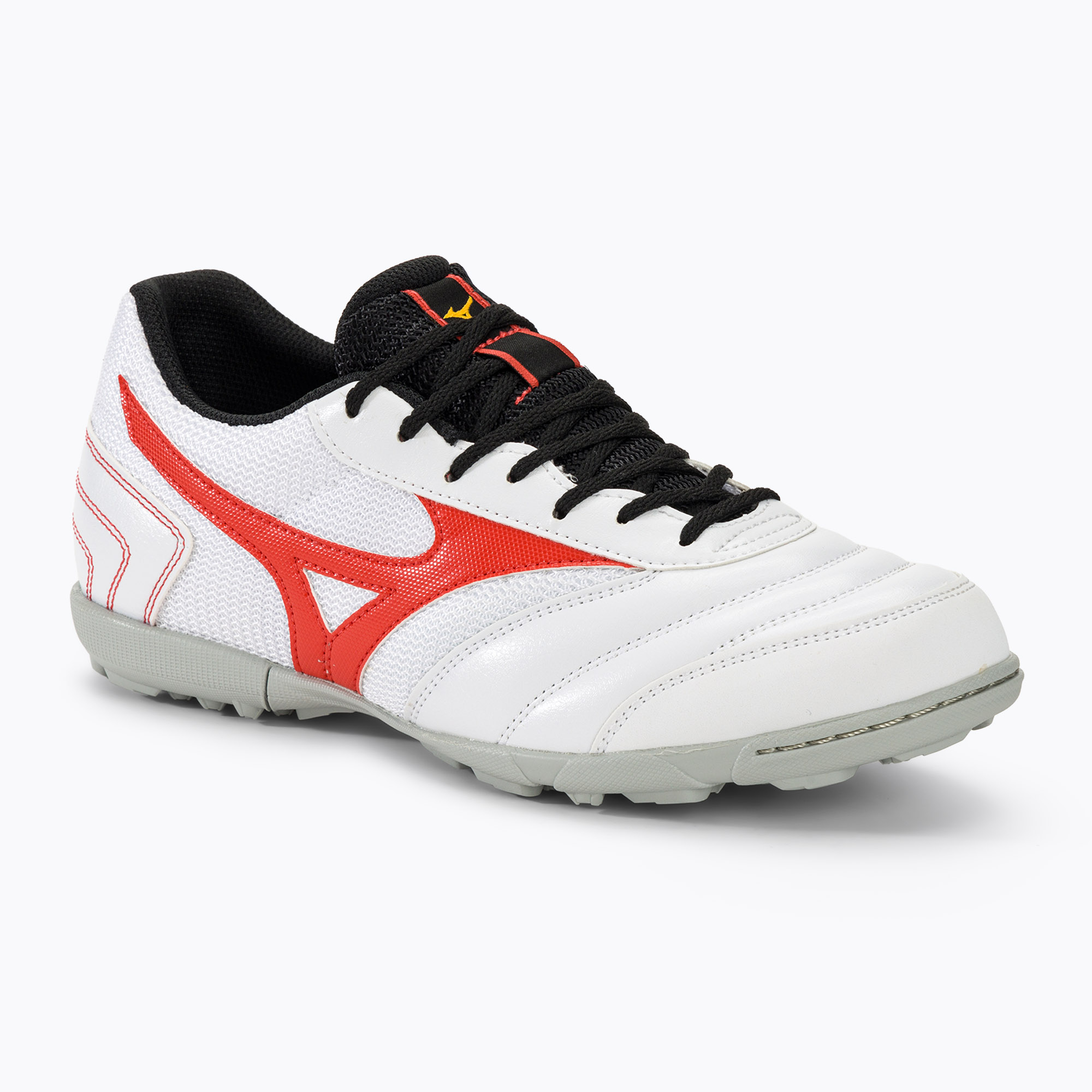 Фото - Футбольні бутси Mizuno Buty piłkarskie dziecięce  MRL Sala Club TF Jr white/radiant red | W 