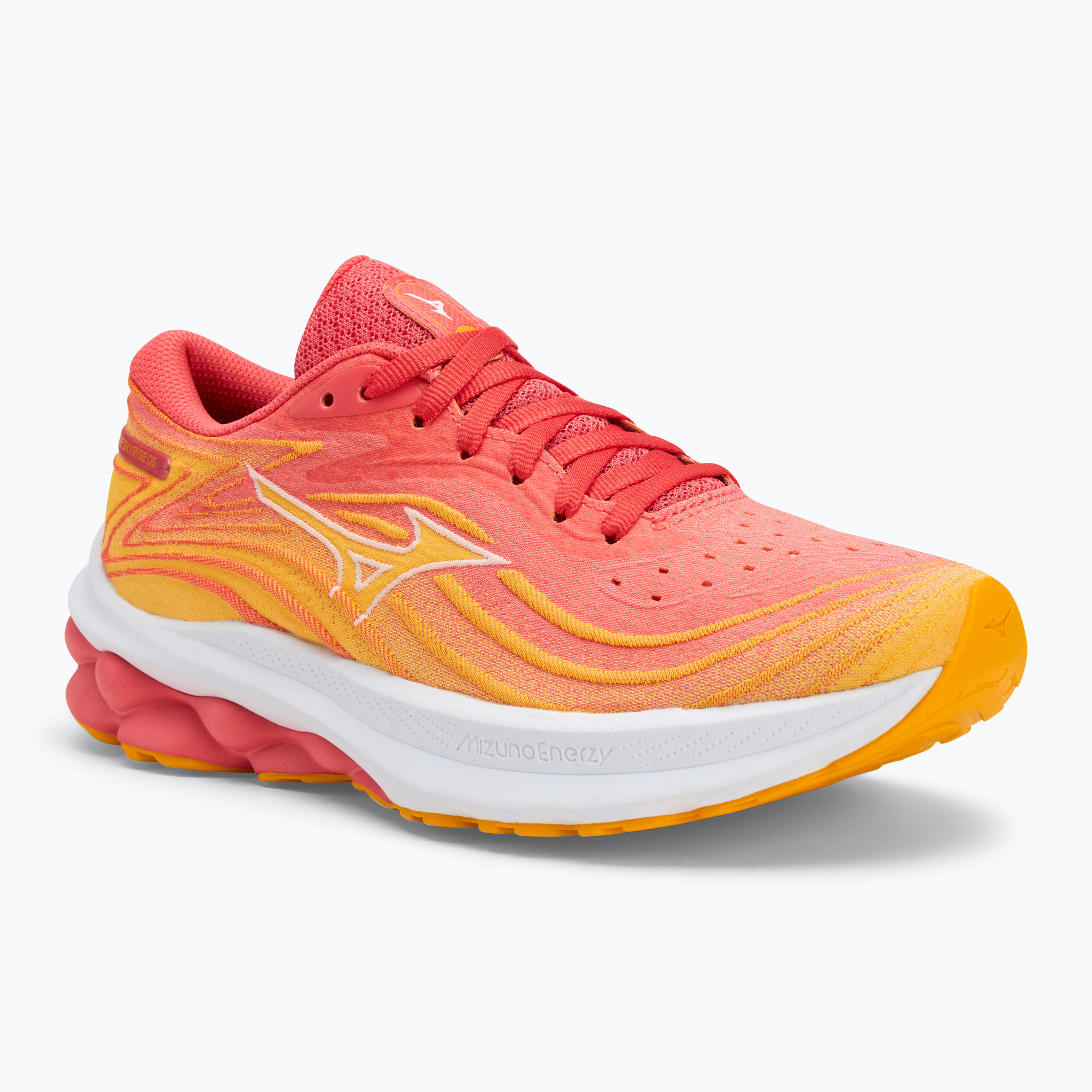 Buty do biegania damskie Mizuno Wave Skyrise 5 dubarry/ white/ citrus 