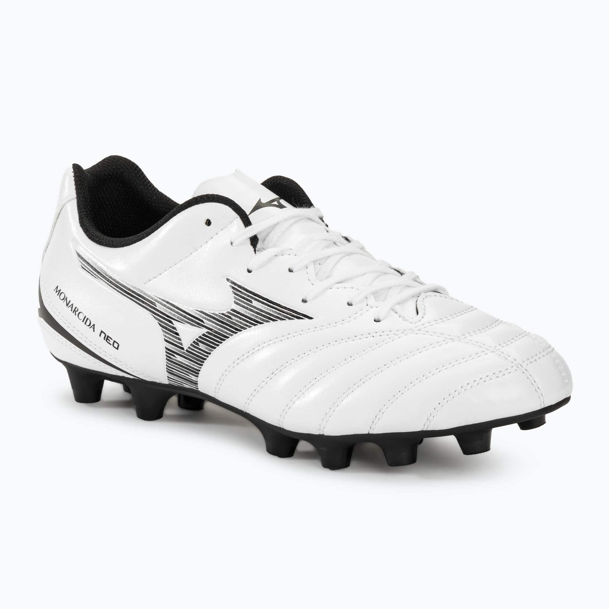 Фото - Футбольні бутси Mizuno Buty piłkarskie  Monarcida Neo III Select MD white/black | WYSYŁKA W 24H | 30 DNI NA ZWROT 