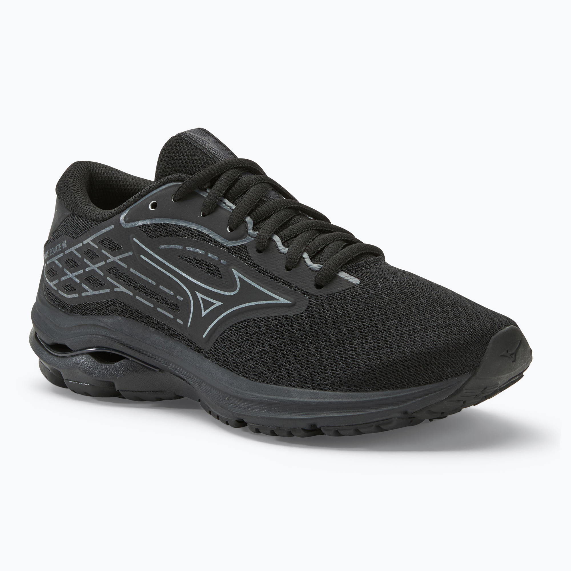 Buty do biegania damskie Mizuno Wave Equate 8 black/ metallic gray | WYSYŁKA W 24H | 30 DNI NA ZWROT