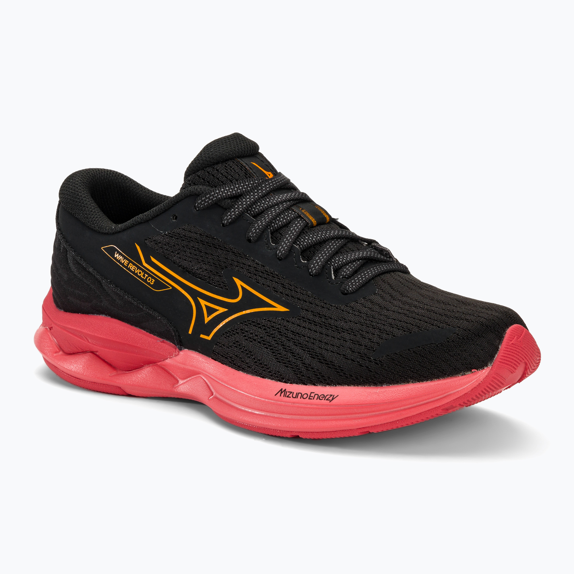 Buty do biegania damskie Mizuno Wave Revolt 3 black/carrot curl/dubarry | WYSYŁKA W 24H | 30 DNI NA ZWROT