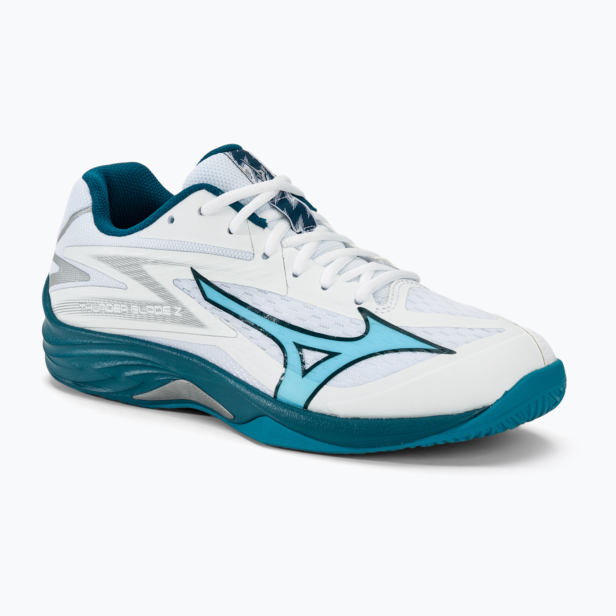 Buty do siatkówki Mizuno Thunder Blade Z white/sailor blue/silver | WYSYŁKA W 24H | 30 DNI NA ZWROT