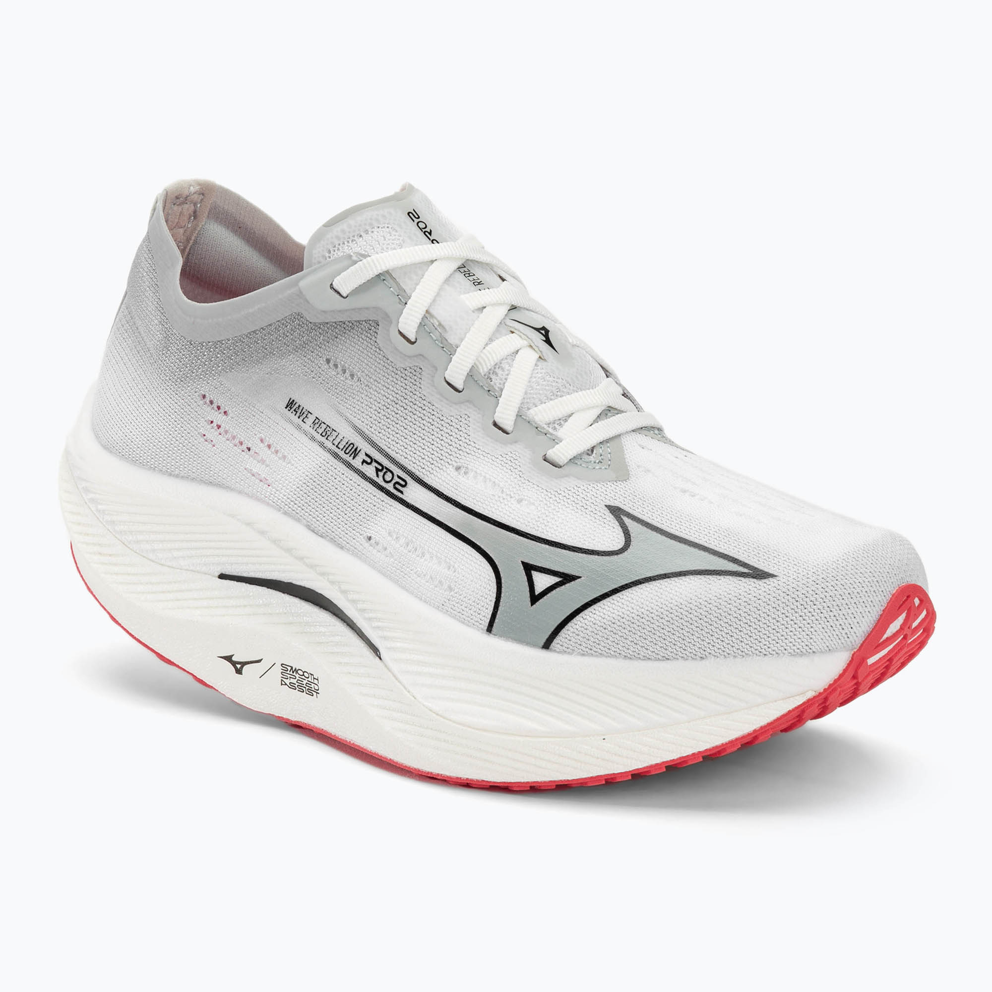 Buty do biegania damskie Mizuno Wave Rebellion Pro 2 white/harbor mist/cayenne | WYSYŁKA W 24H | 30 DNI NA ZWROT