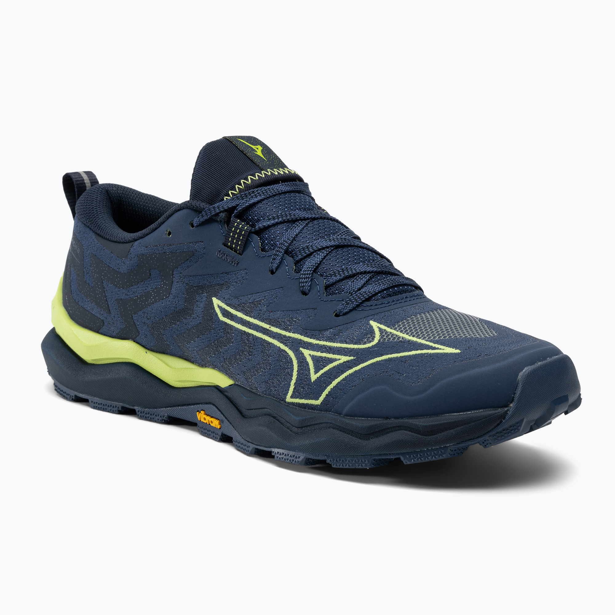 Buty do biegania męskie Mizuno Wave Daichi 8 navy peony/ sharp green/ dress blues | WYSYŁKA W 24H | 30 DNI NA ZWROT