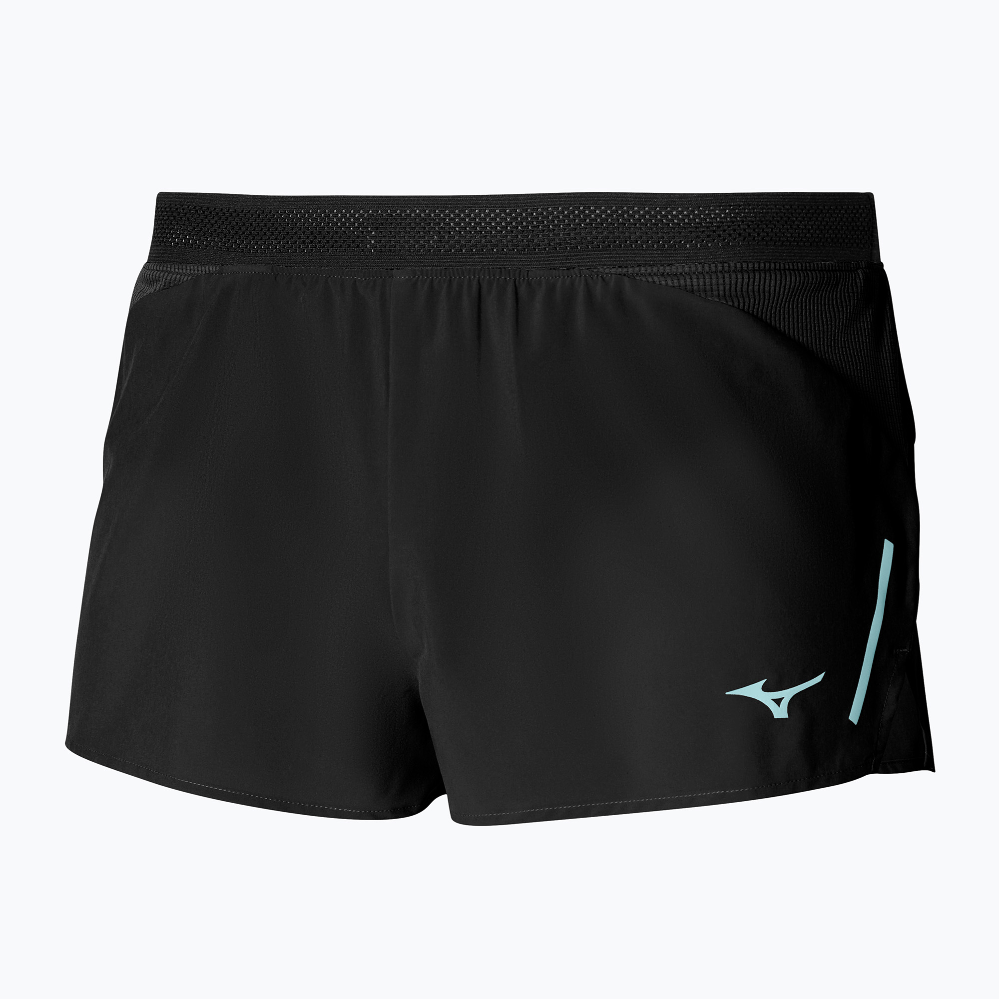 Spodenki do biegania męskie Mizuno Aero Split 1.5 black | WYSYŁKA W 24H | 30 DNI NA ZWROT