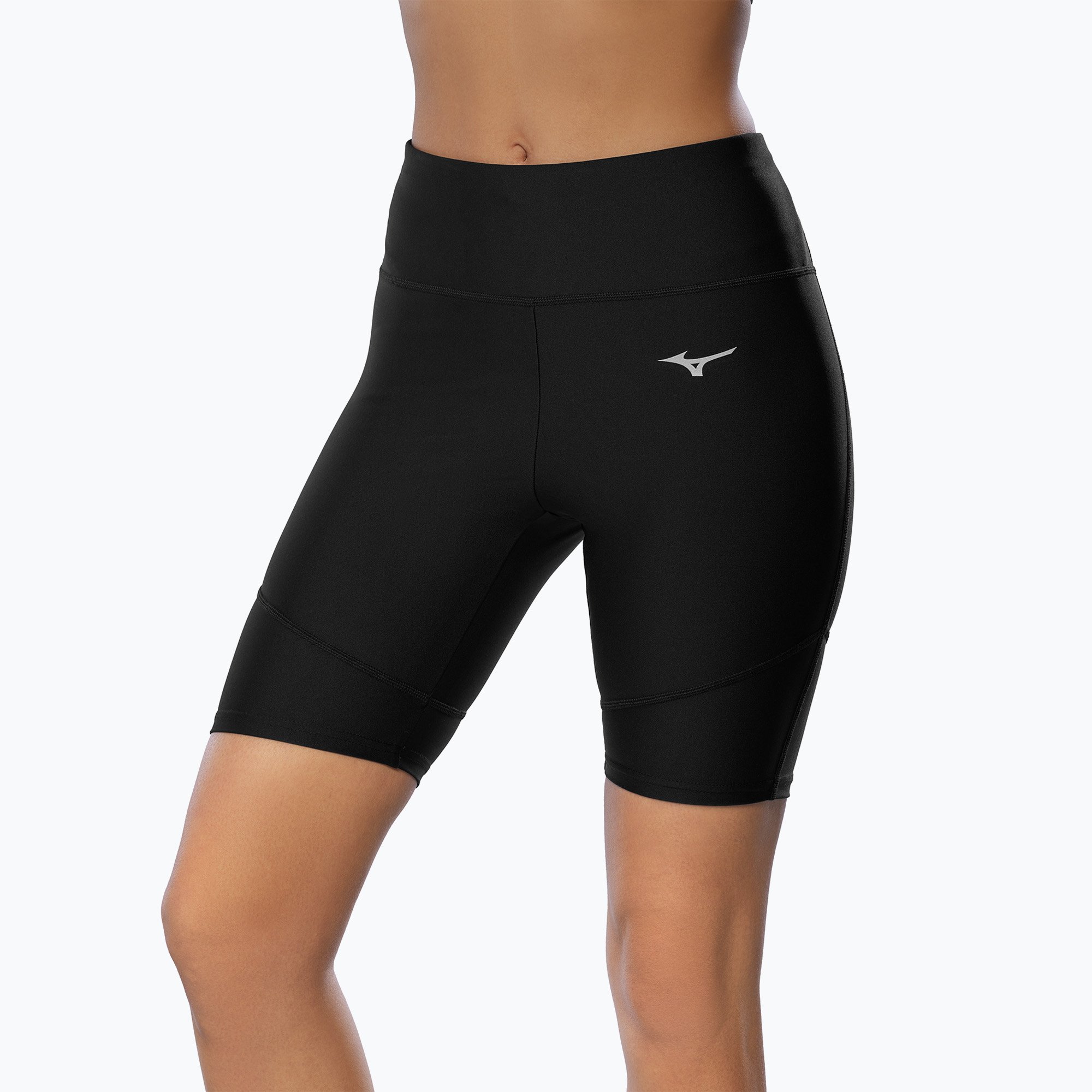 Spodenki do biegania damskie Mizuno Impulse Core Mid Tight black | WYSYŁKA W 24H | 30 DNI NA ZWROT