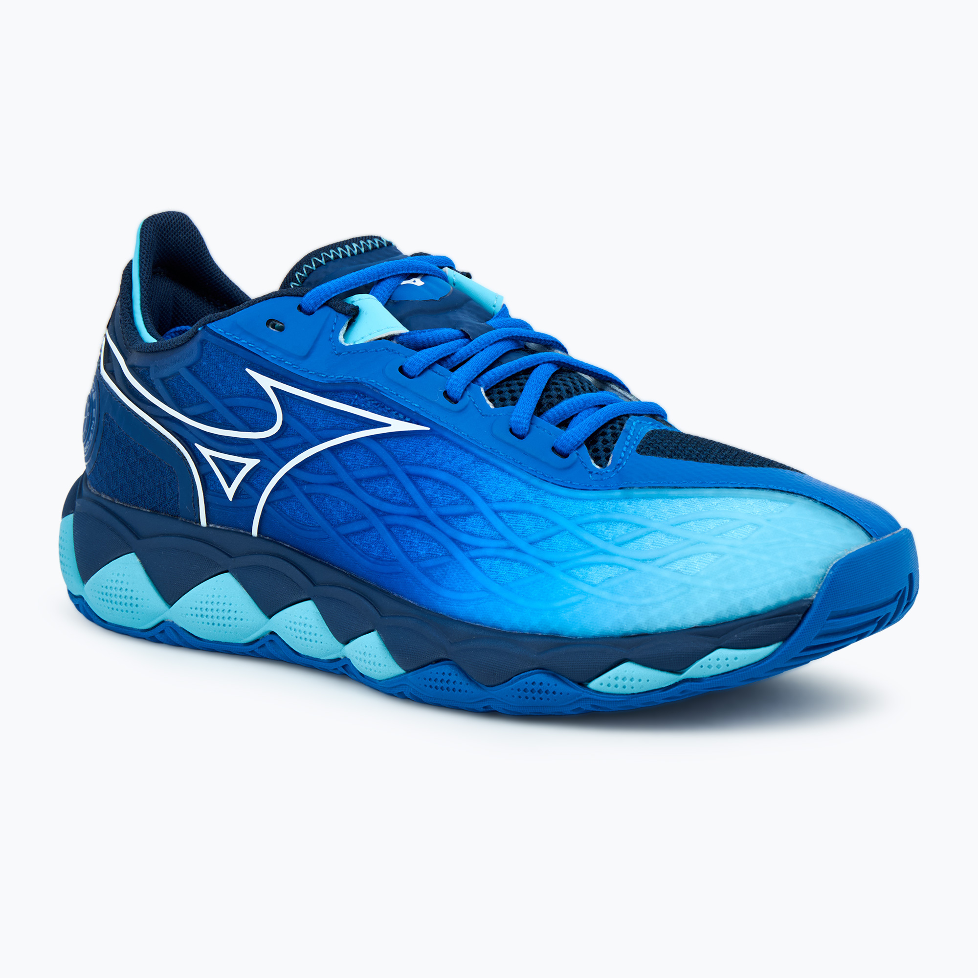 Buty do tenisa męskie Mizuno Wave Enforce Tour AC mugen blue/white/river blue | WYSYŁKA W 24H | 30 DNI NA ZWROT