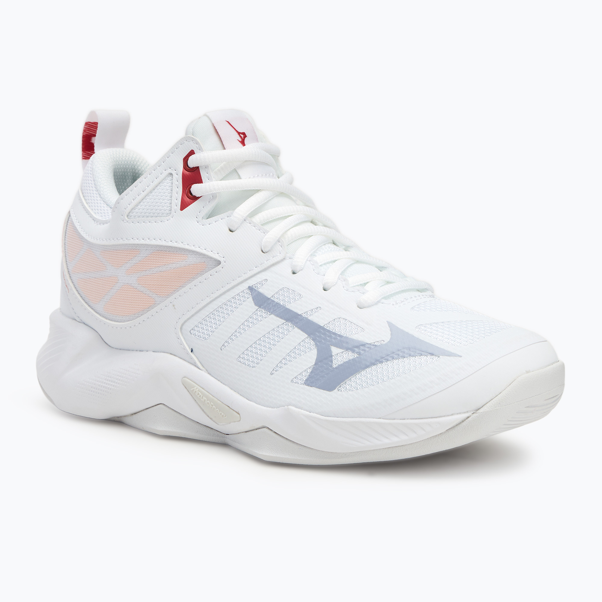 Buty do siatkówki damskie Mizuno Wave Dimension Mid white/aleutian/cloud pink | WYSYŁKA W 24H | 30 DNI NA ZWROT