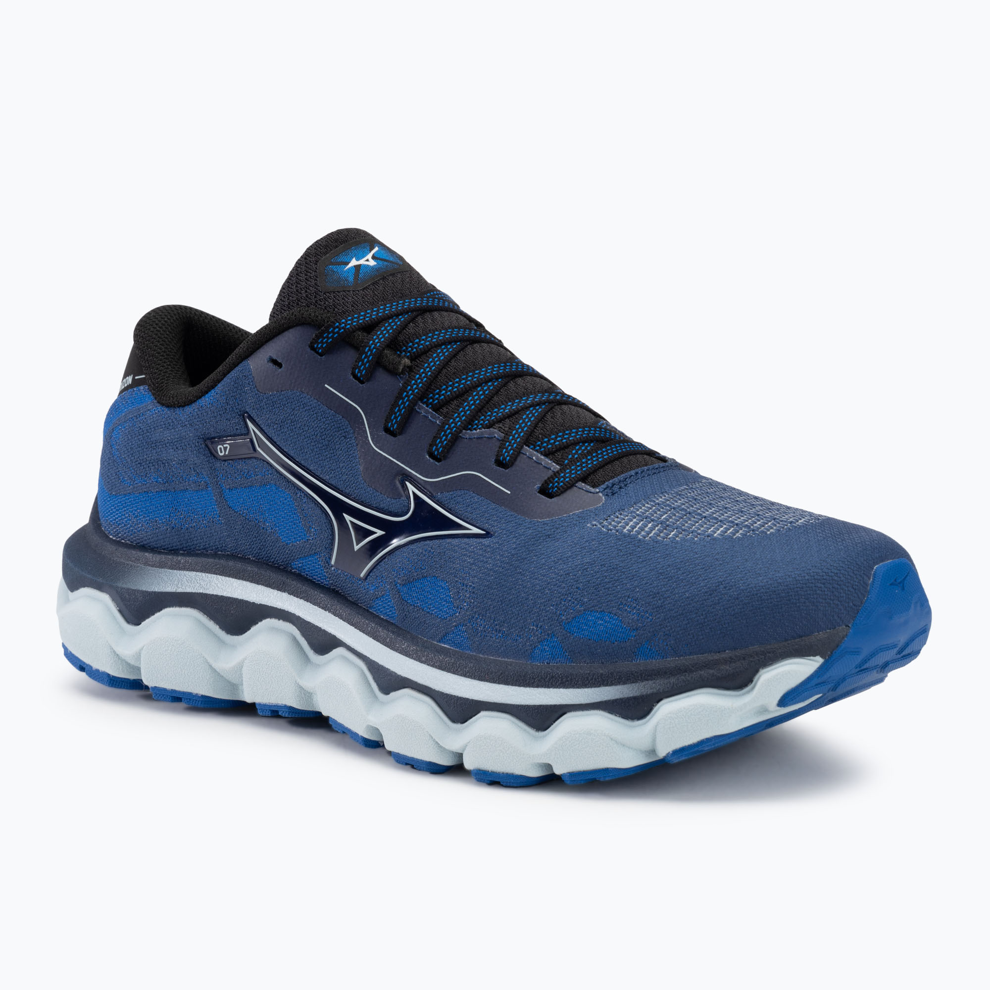 Buty do biegania męskie Mizuno Wave Horizon 7 estate blue/plein air/mugen blue | WYSYŁKA W 24H | 30 DNI NA ZWROT