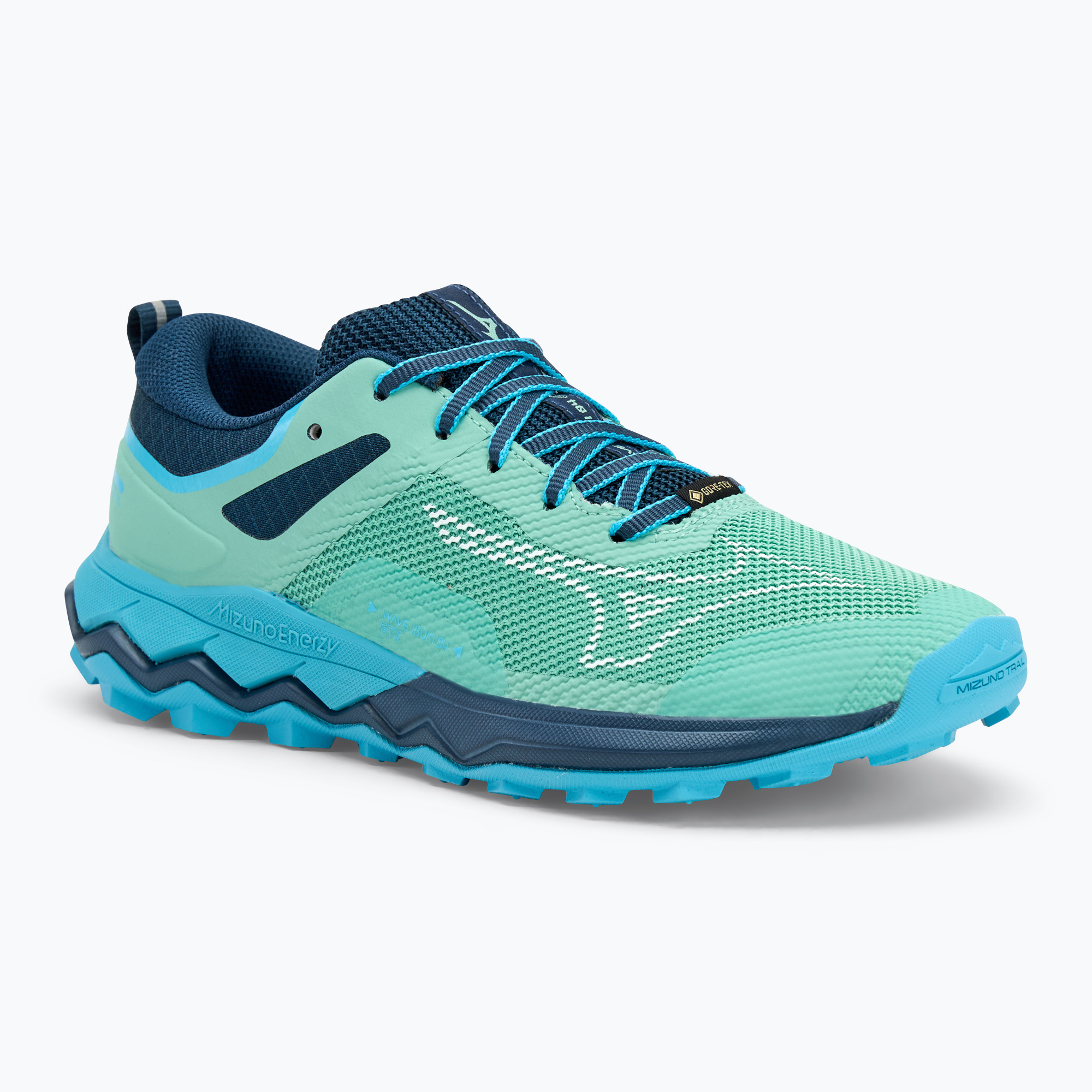 Buty do biegania damskie Mizuno Wave Ibuki 4 GTX dusty jade green/nimbus cloud/river blue | WYSYŁKA W 24H | 30 DNI NA ZWROT