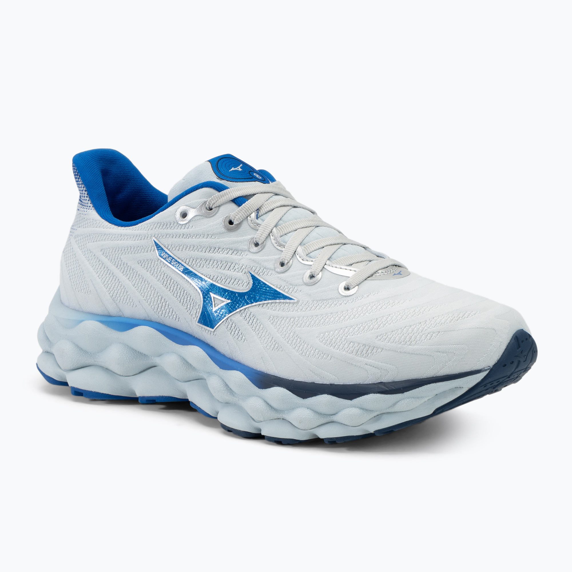 Buty do biegania męskie Mizuno Wave Sky 8 plein air/laser blue/mugen blue | WYSYŁKA W 24H | 30 DNI NA ZWROT