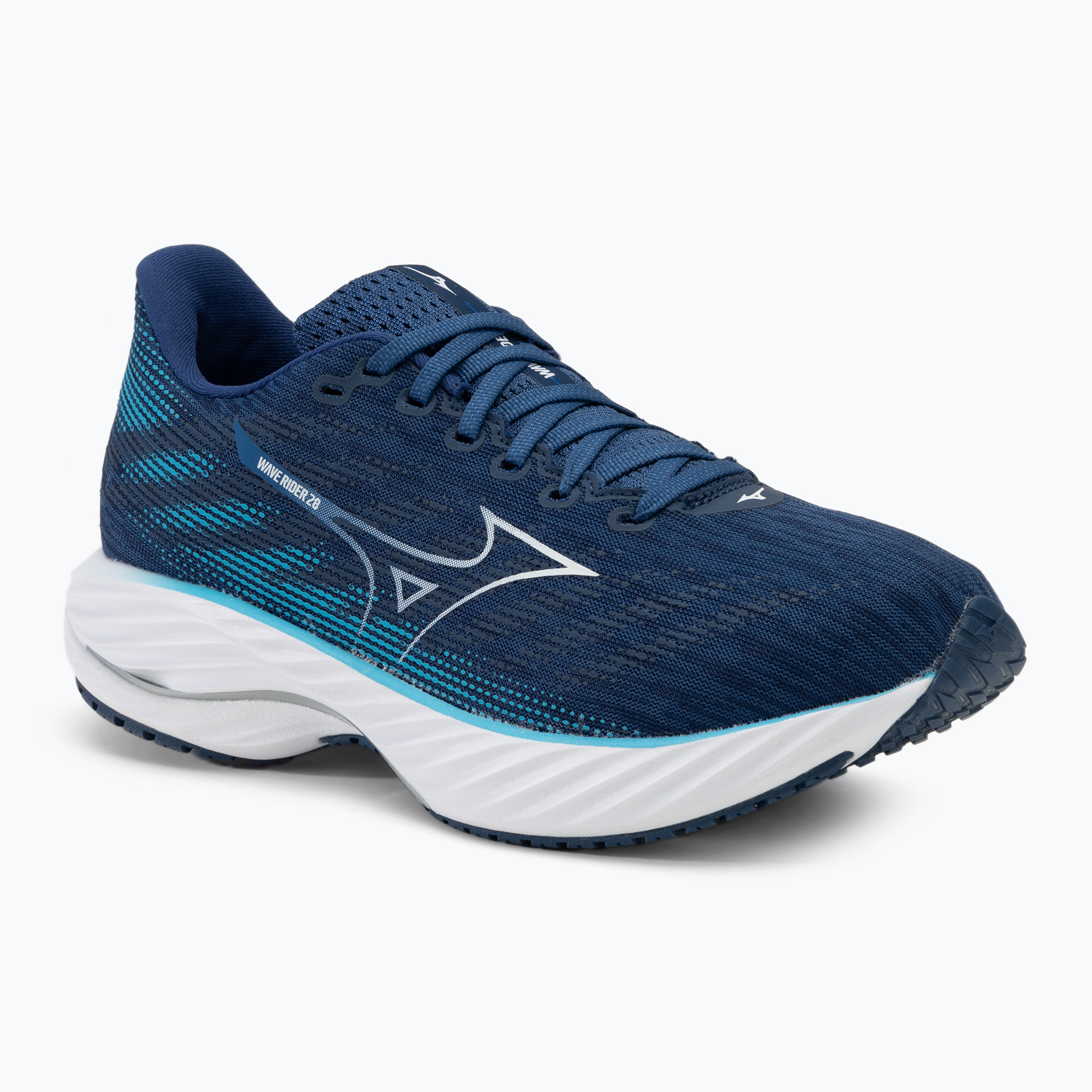 Buty do biegania męskie Mizuno Wave Rider 28 estate blue/white/river blue | WYSYŁKA W 24H | 30 DNI NA ZWROT