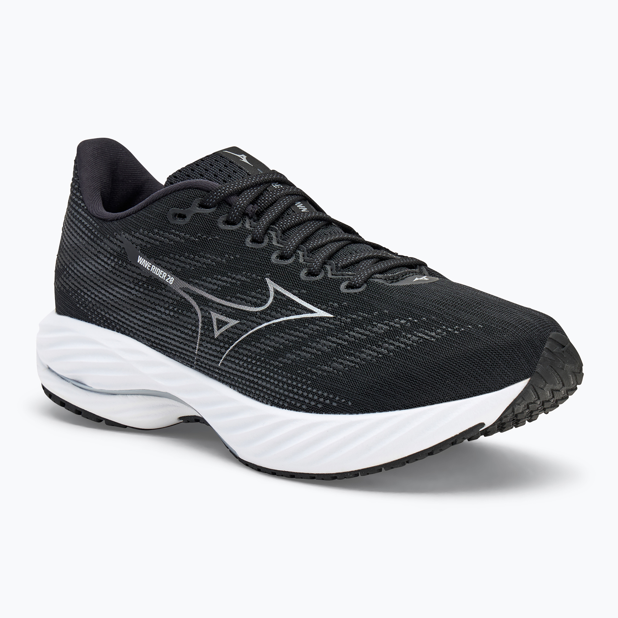 Buty do biegania męskie Mizuno Wave Rider 28 2E black/silver/ebony | WYSYŁKA W 24H | 30 DNI NA ZWROT