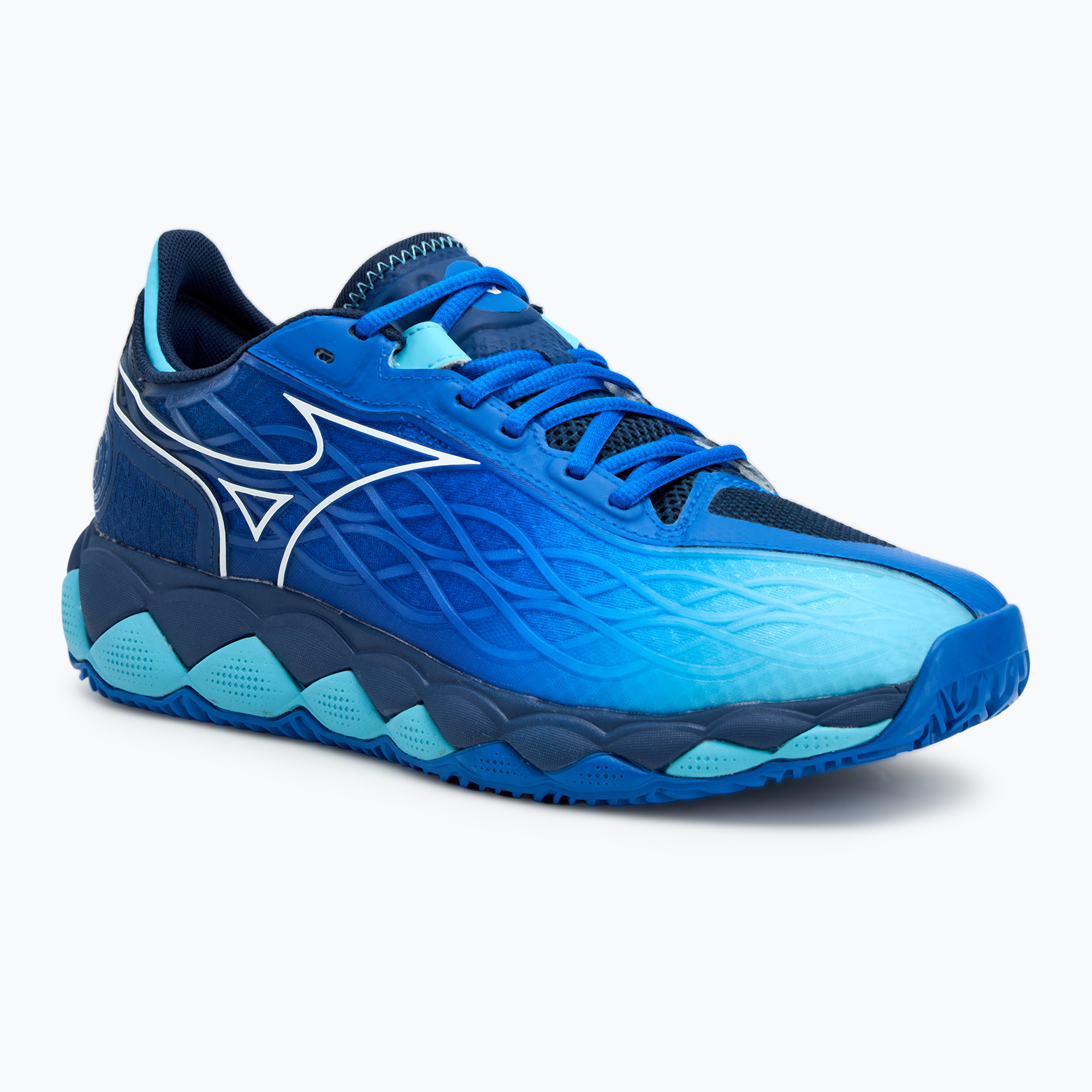 Buty do tenisa męskie Mizuno Wave Enforce Tour CC mugen blue/white/river blue | WYSYŁKA W 24H | 30 DNI NA ZWROT