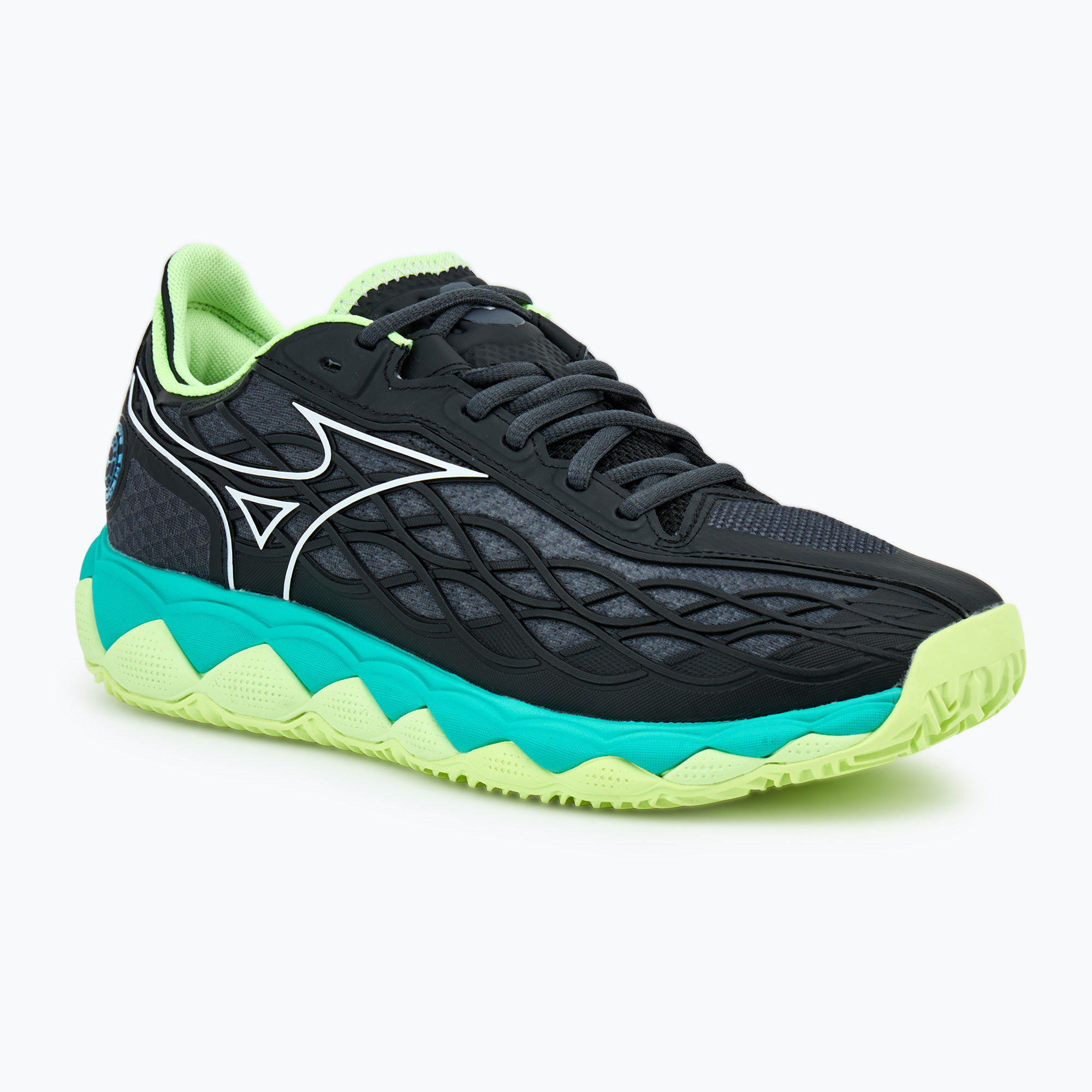 Buty do tenisa męskie Mizuno Wave Enforce Tour CC black/white/mizuno neo lime | WYSYŁKA W 24H | 30 DNI NA ZWROT