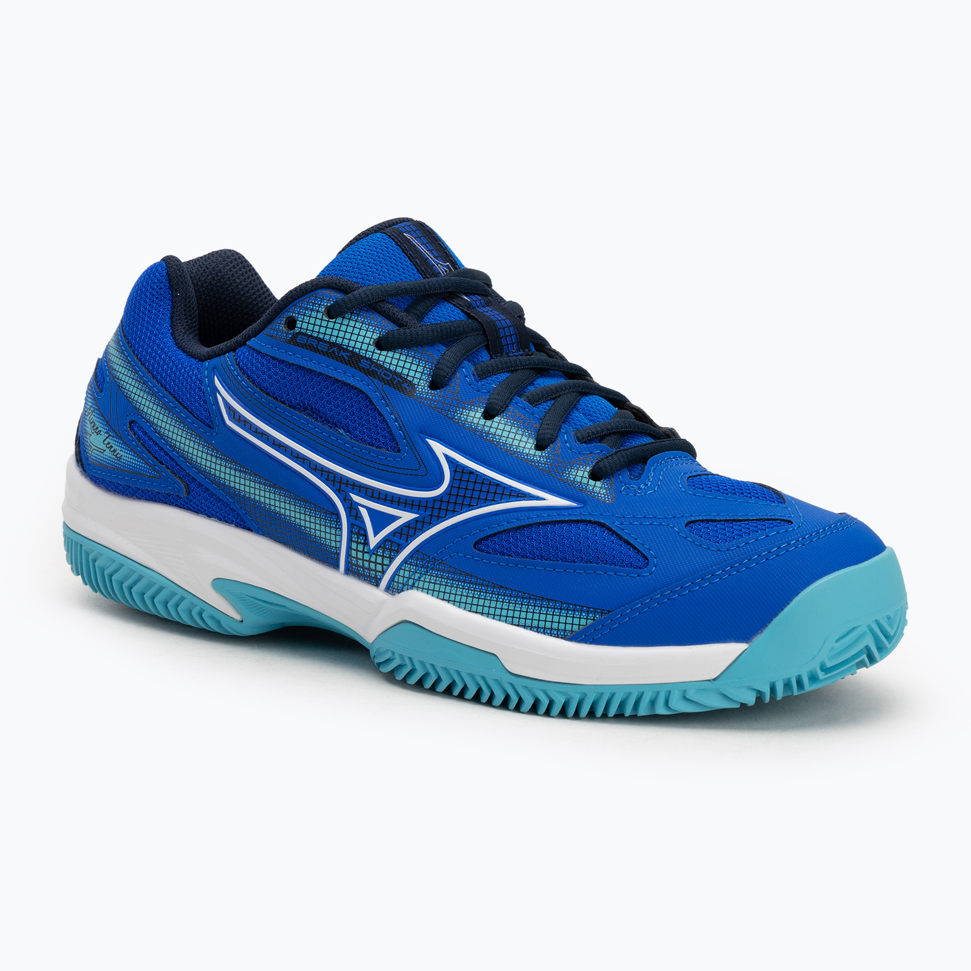 Buty do tenisa Mizuno Break Shot 4 CC mugen blue/ white/ river blue 