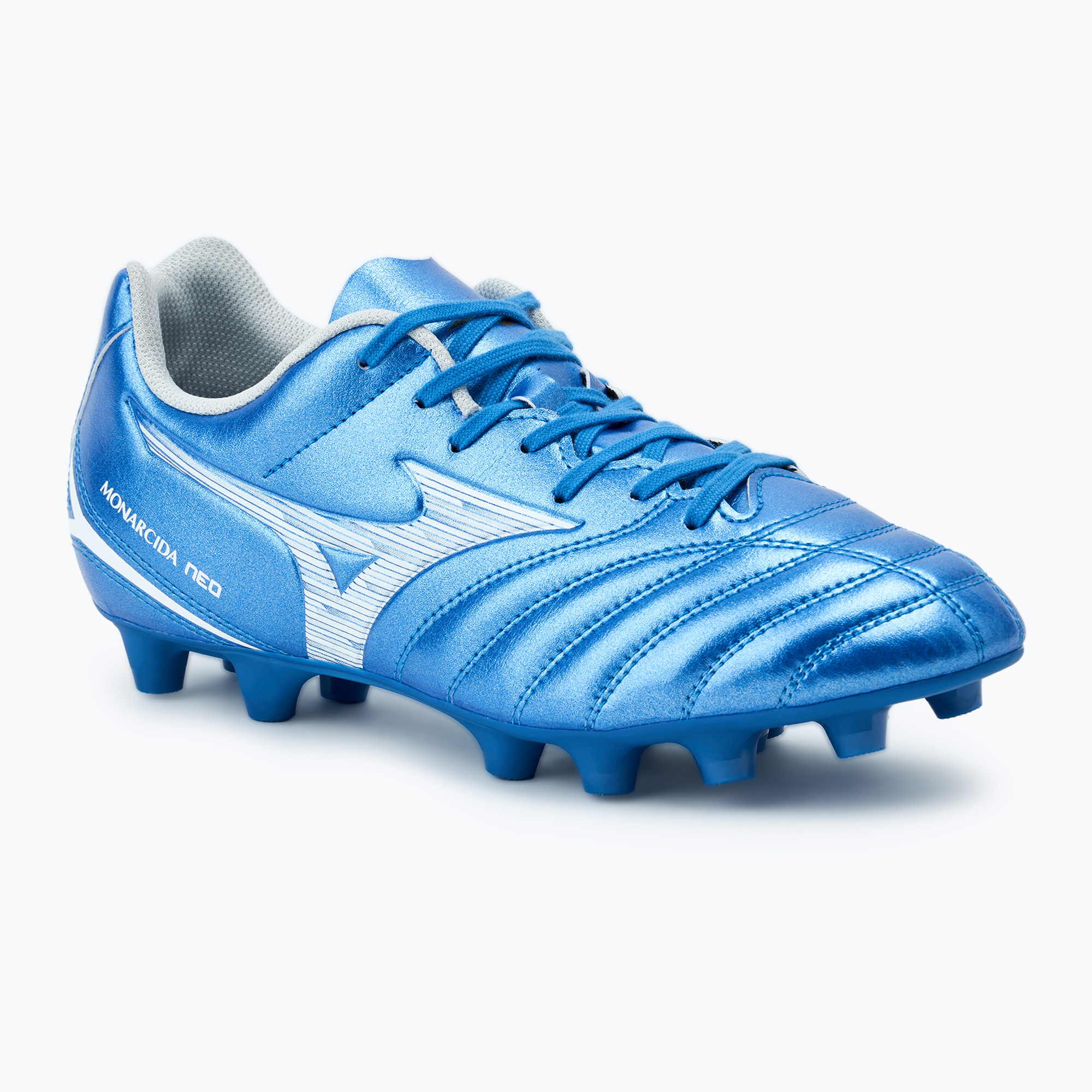 Zdjęcia - Buty piłkarskie Mizuno   Monarcida Neo III Select FG laser blue/white | WYSYŁKA W 24H | 30 DNI NA ZWROT 