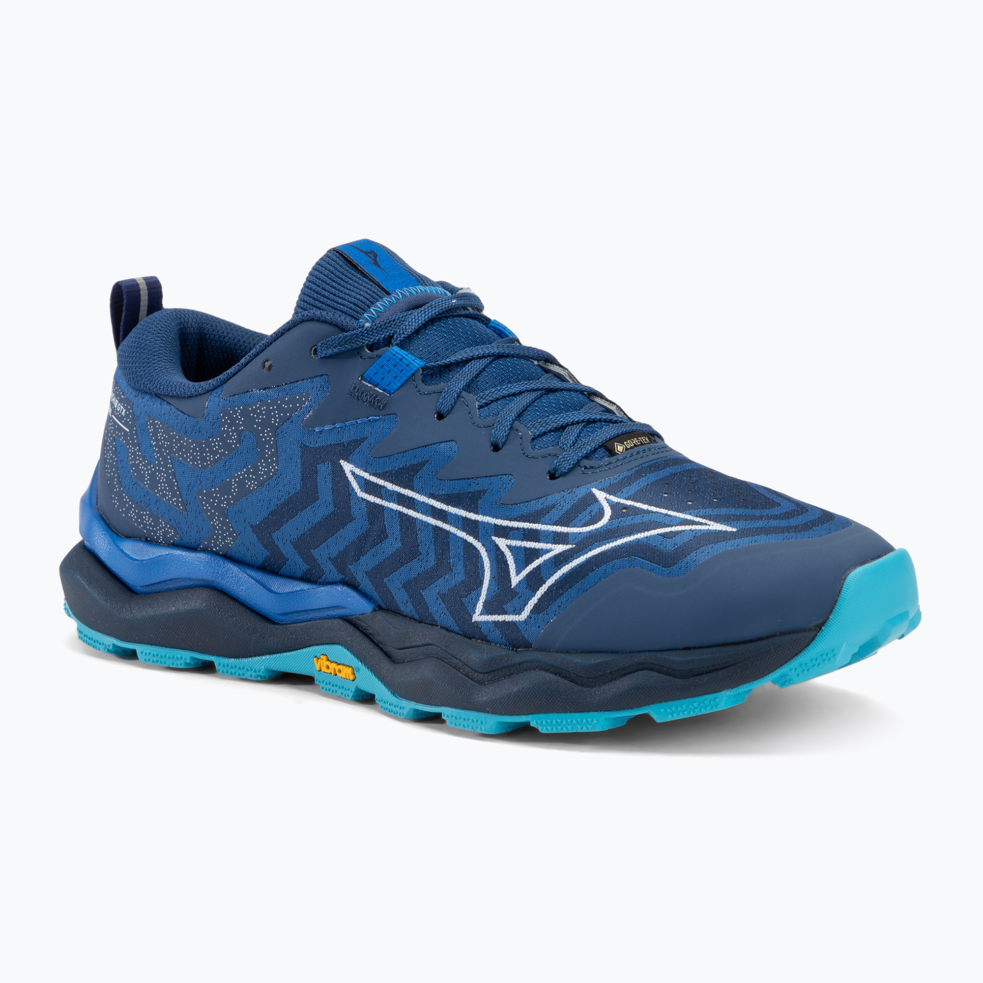 Buty do biegania męskie Mizuno Wave Daichi 8 GTX classic blue/ white/ pageant blue | WYSYŁKA W 24H | 30 DNI NA ZWROT