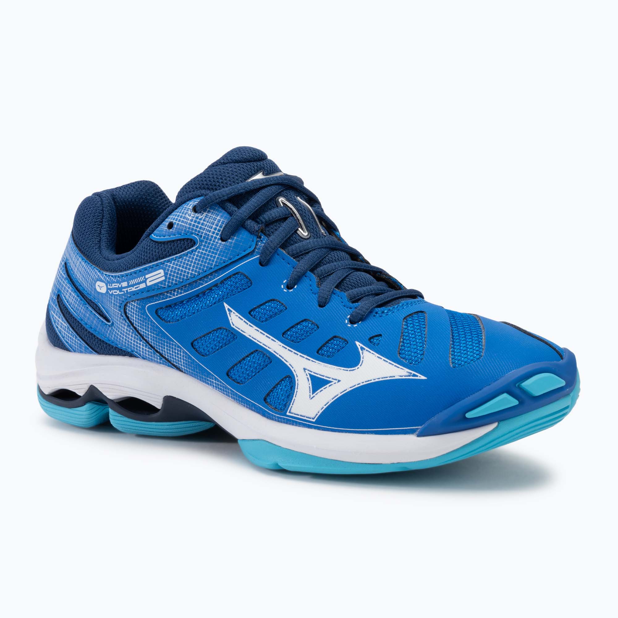 Buty do siatkówki Mizuno Wave Voltage 2 mugen blue/white/estate blue | WYSYŁKA W 24H | 30 DNI NA ZWROT