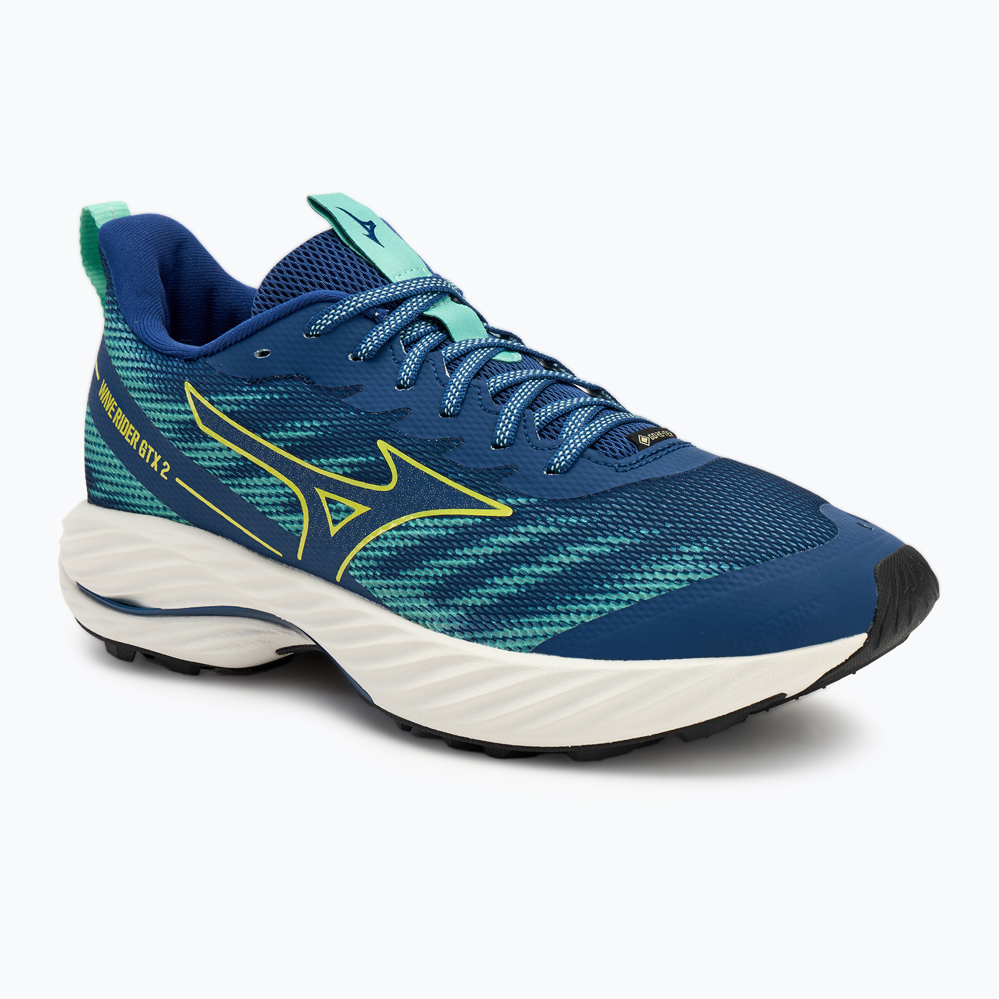 Buty do biegania męskie Mizuno Wave Rider GTX 2 estate blue/quince/dusty jade green | WYSYŁKA W 24H | 30 DNI NA ZWROT