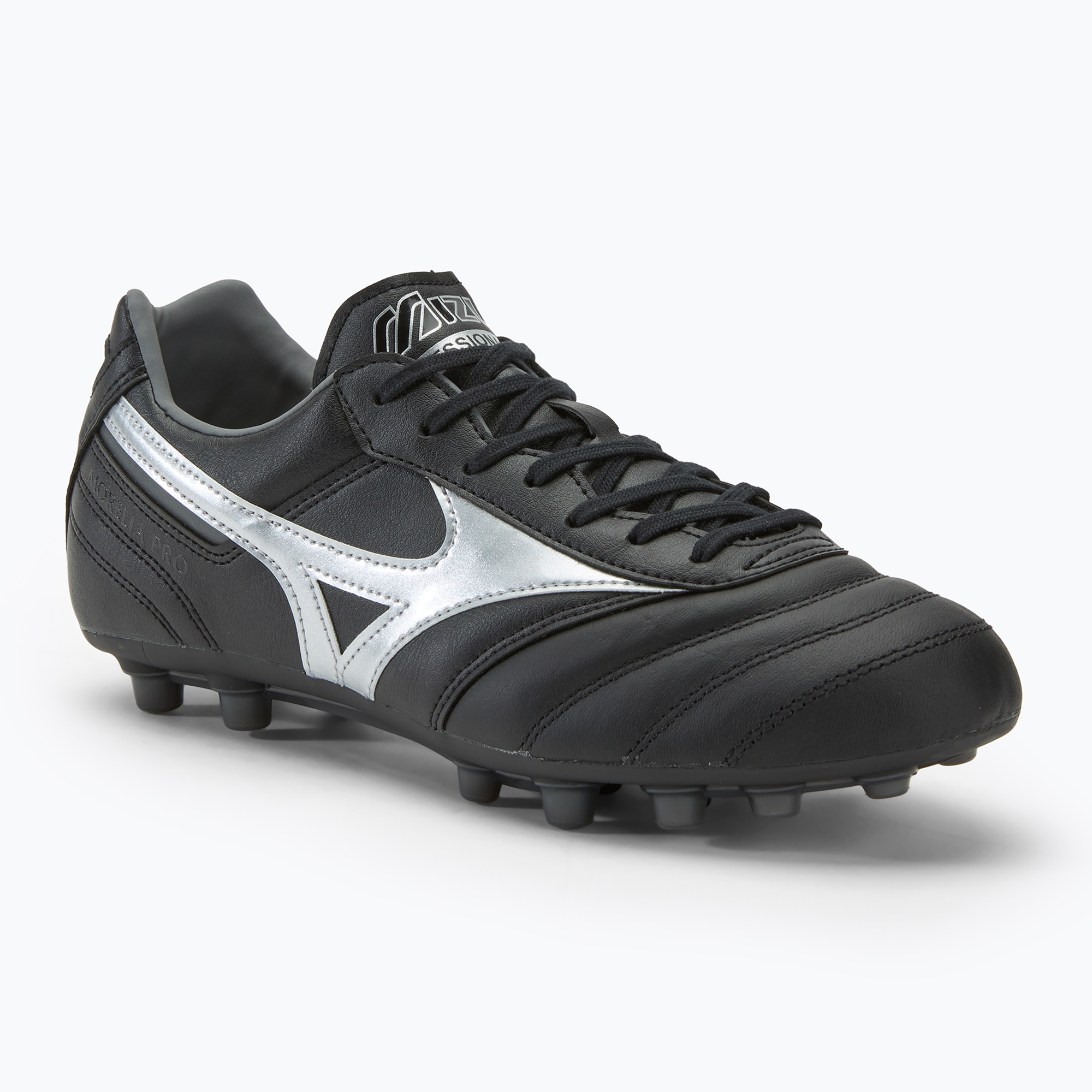 Buty piłkarskie męskie Mizuno Morelia II Pro AG black/galaxy silver/dark shadow | WYSYŁKA W 24H | 30 DNI NA ZWROT