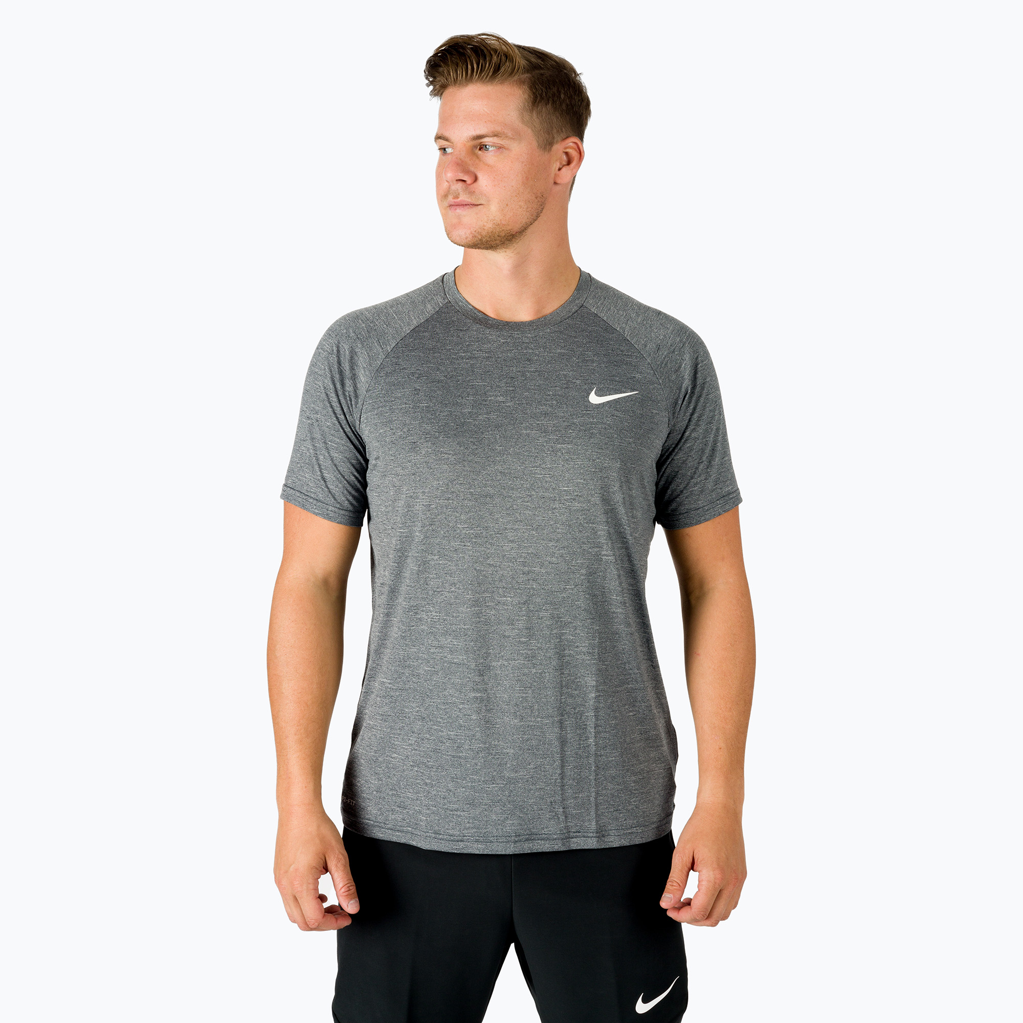 Koszulka męska Nike Heather black NESSB658 | WYSYŁKA W 24H | 30 DNI NA ZWROT