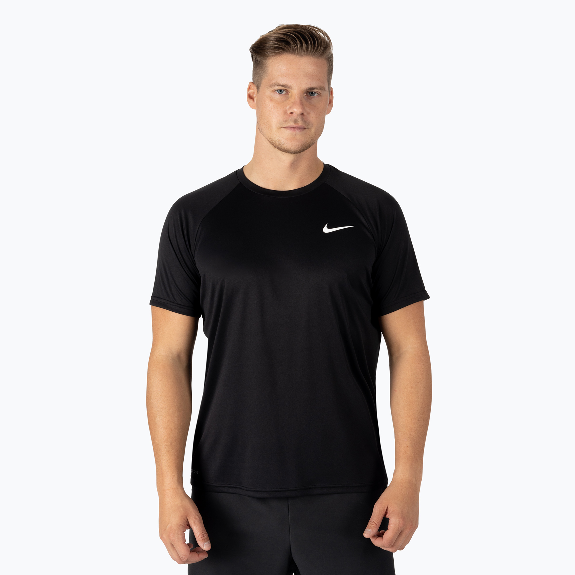 Koszulka męska Nike Essential Hydroguard black 
