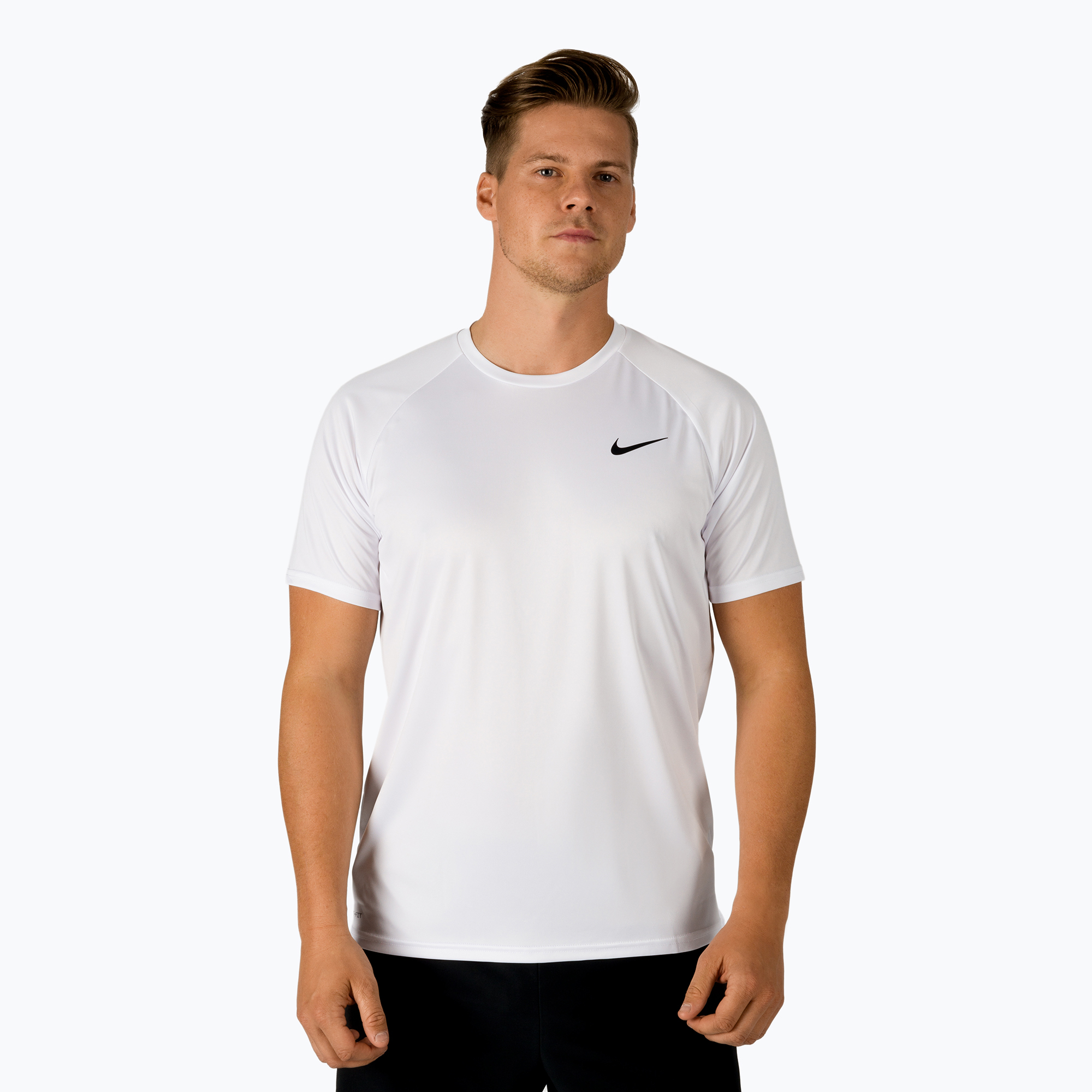 Koszulka męska Nike Essential Hydroguard white 