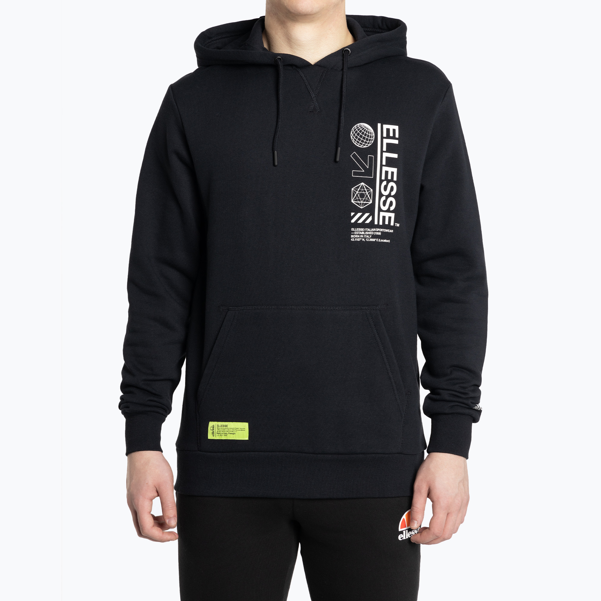 Bluza męska Ellesse Stratson Oh Hoody black | WYSYŁKA W 24H | 30 DNI NA ZWROT