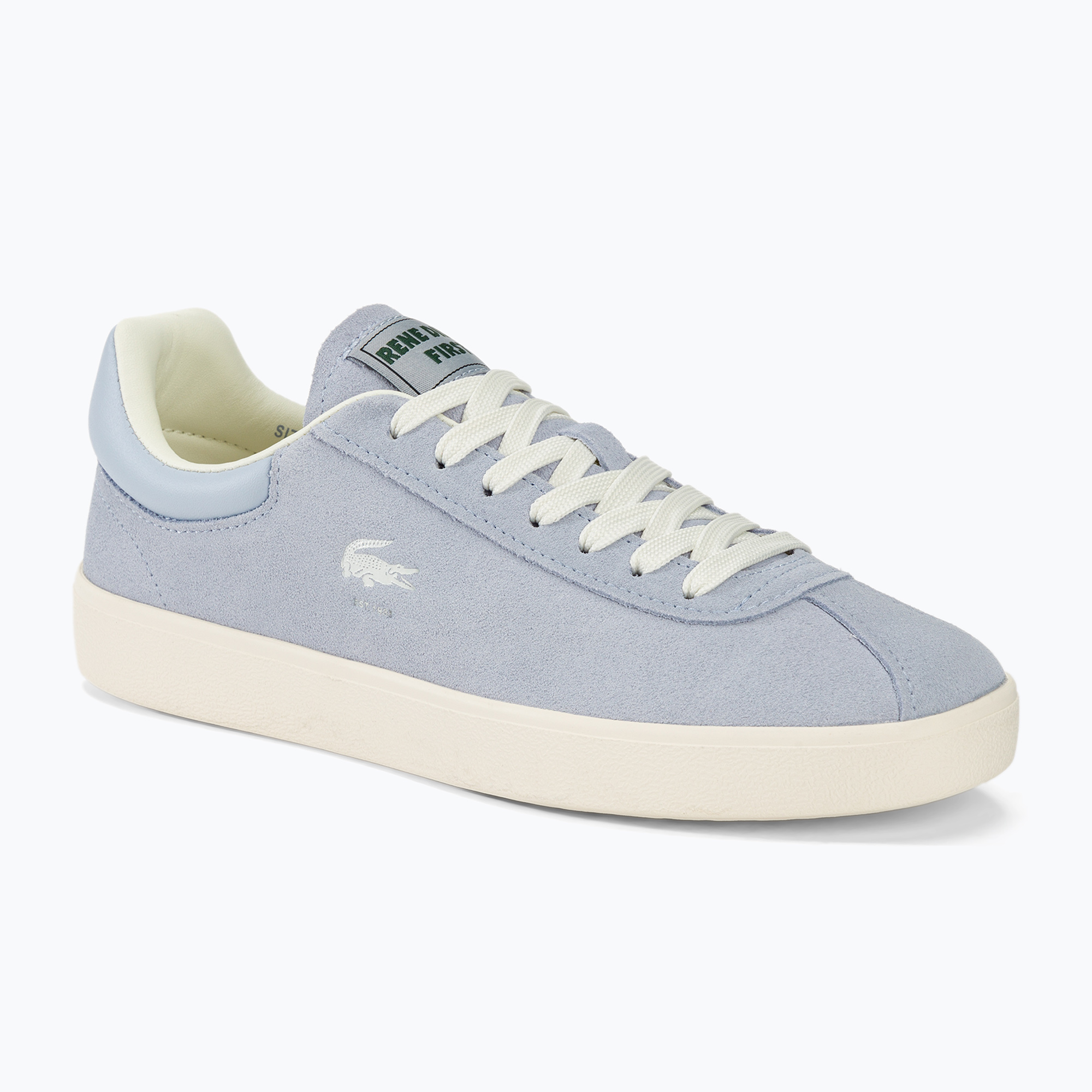 Buty damskie Lacoste Baseshot Tonal Leather light blue/off white | WYSYŁKA W 24H | 30 DNI NA ZWROT