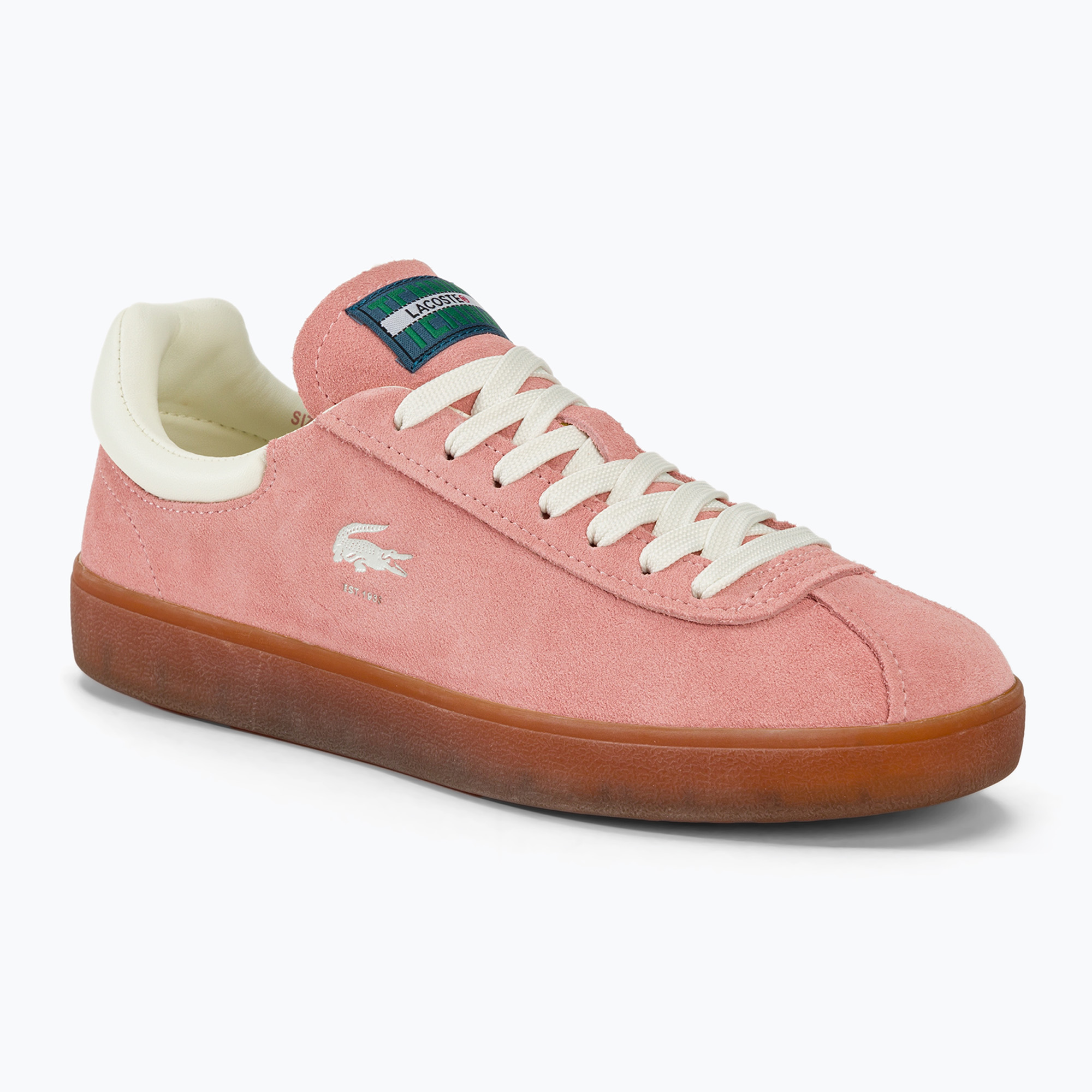 Buty damskie Lacoste Baseshot Leather pink/gum | WYSYŁKA W 24H | 30 DNI NA ZWROT