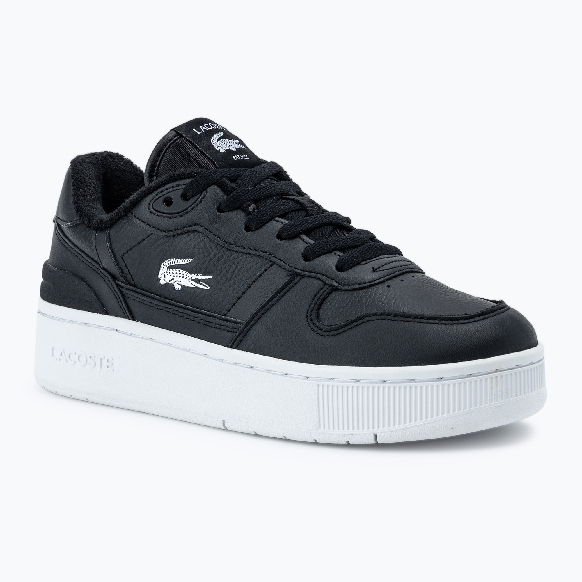 Buty damskie Lacoste T-Clip Platform black/white | WYSYŁKA W 24H | 30 DNI NA ZWROT