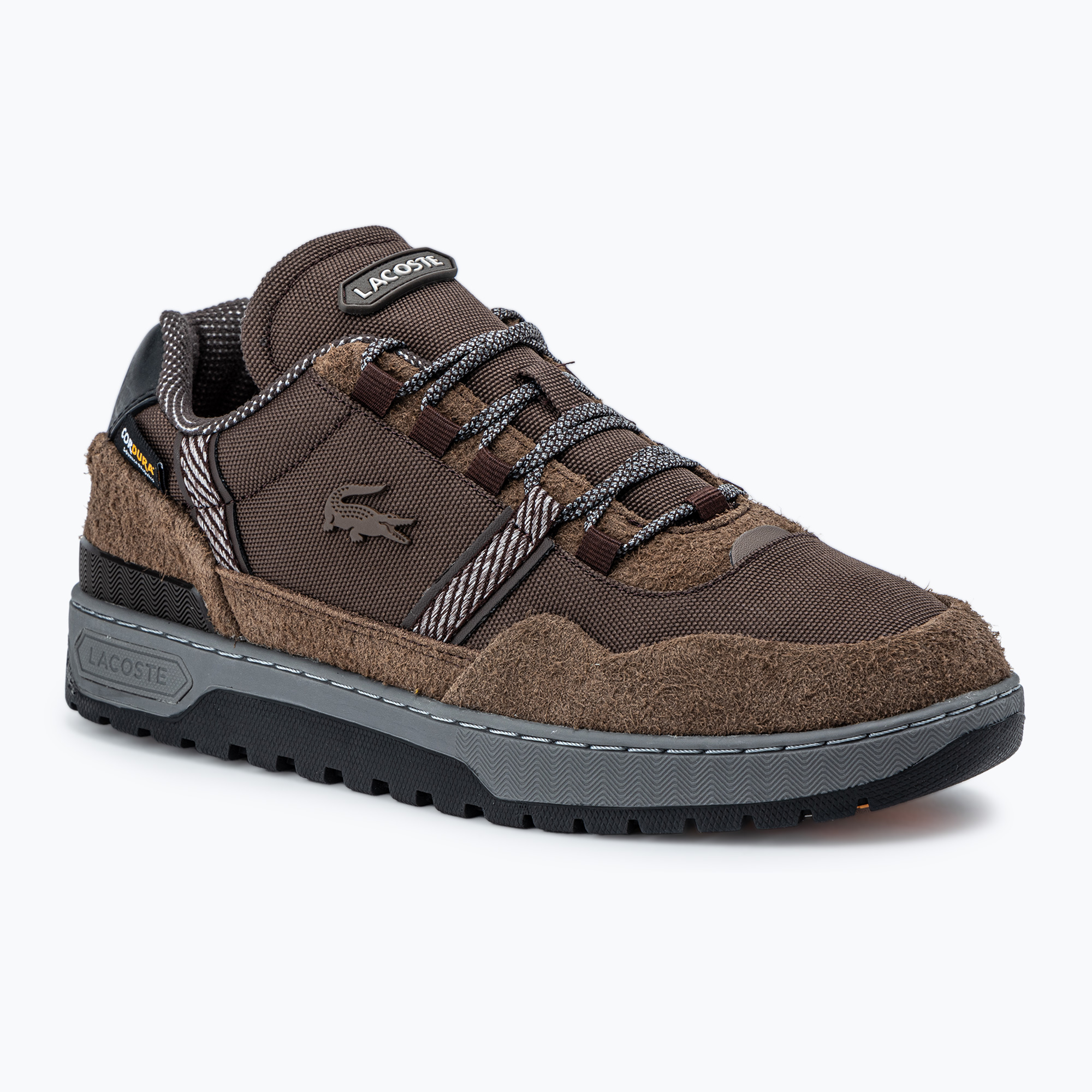 Buty męskie Lacoste T-Clip Winter Outdoor brown/dark gray | WYSYŁKA W 24H | 30 DNI NA ZWROT