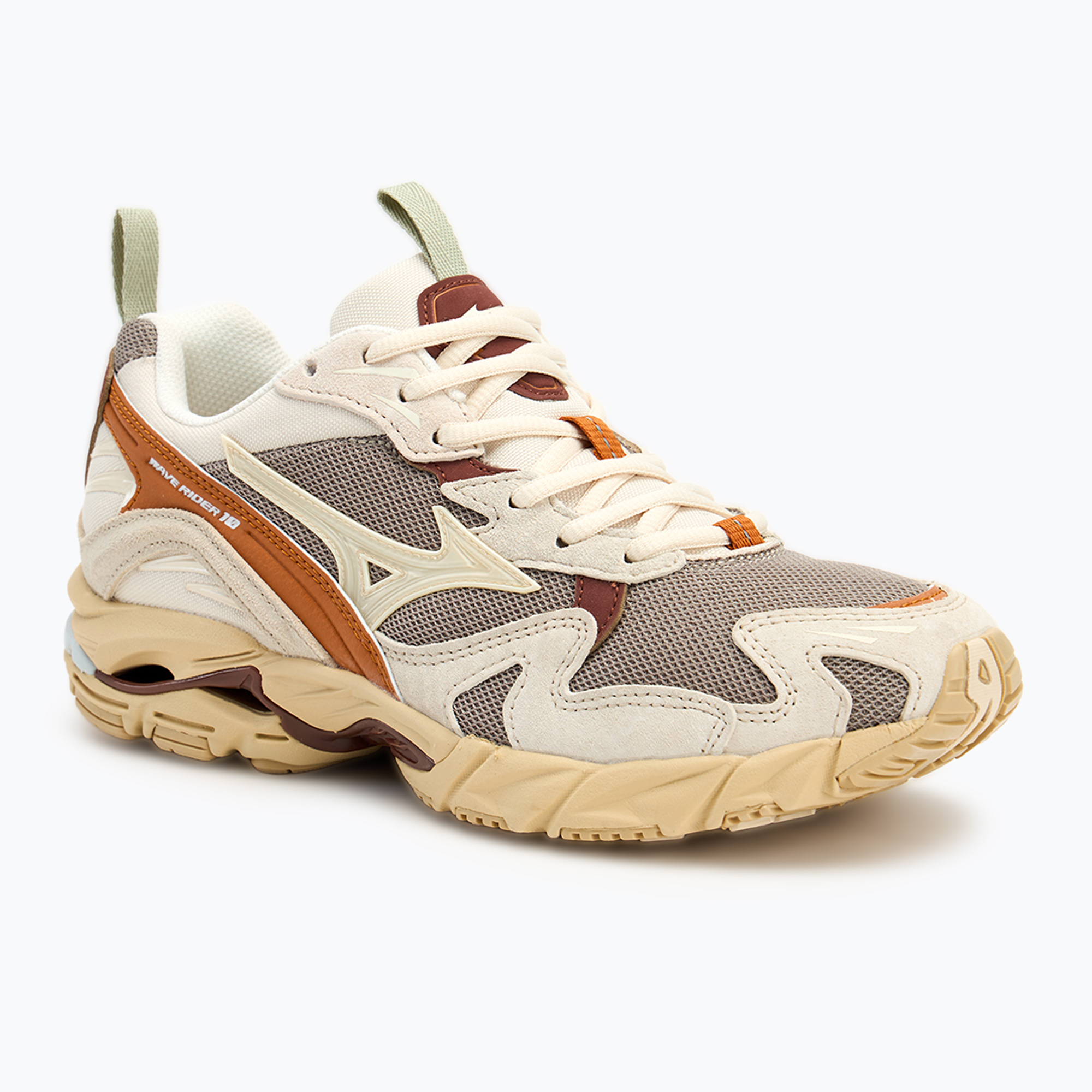 Buty Mizuno Wave Rider 10 Premium vinage khaki/summer sand/pumpkin spice | WYSYŁKA W 24H | 30 DNI NA ZWROT